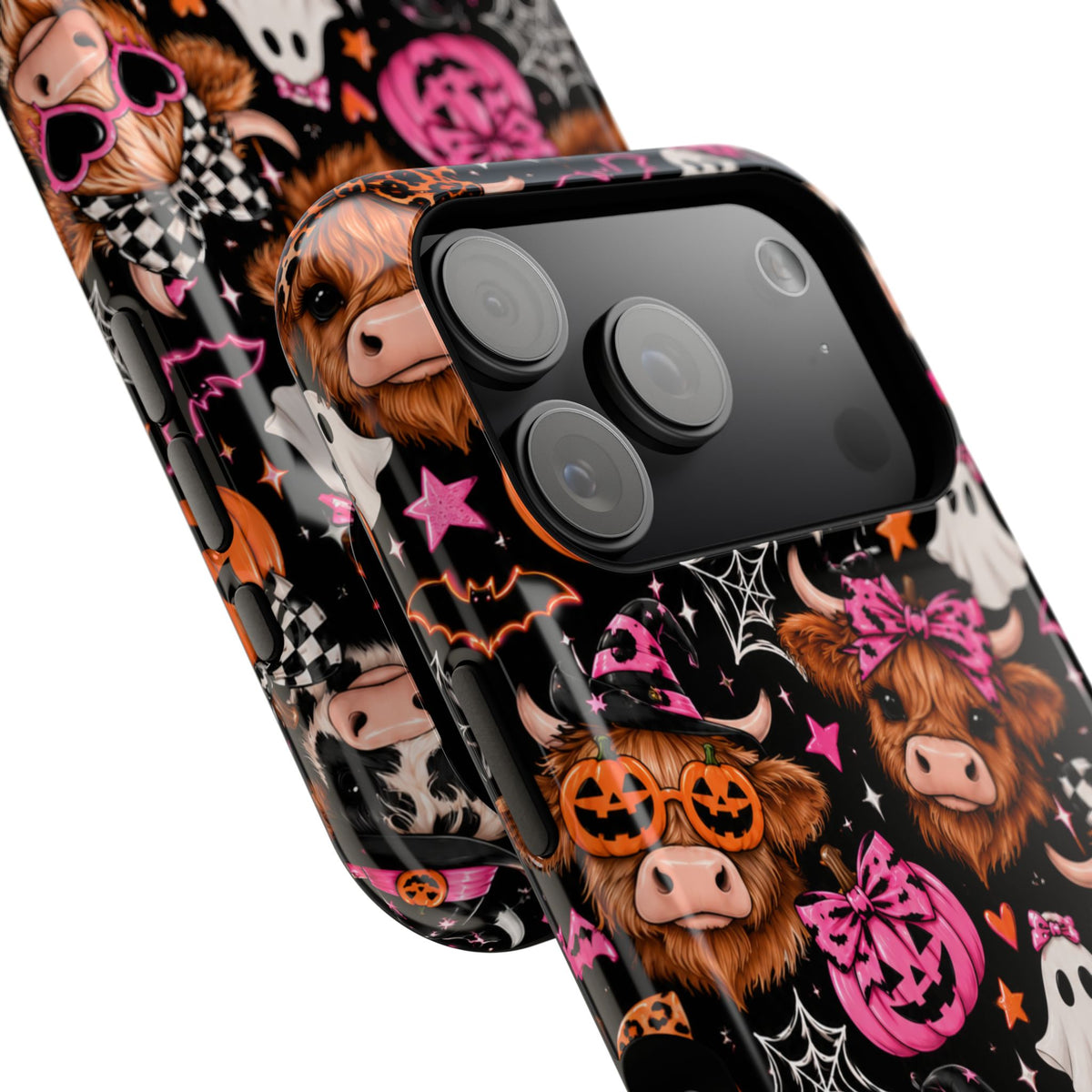 Halloween Cow Pattern Magnetic iPhone Case