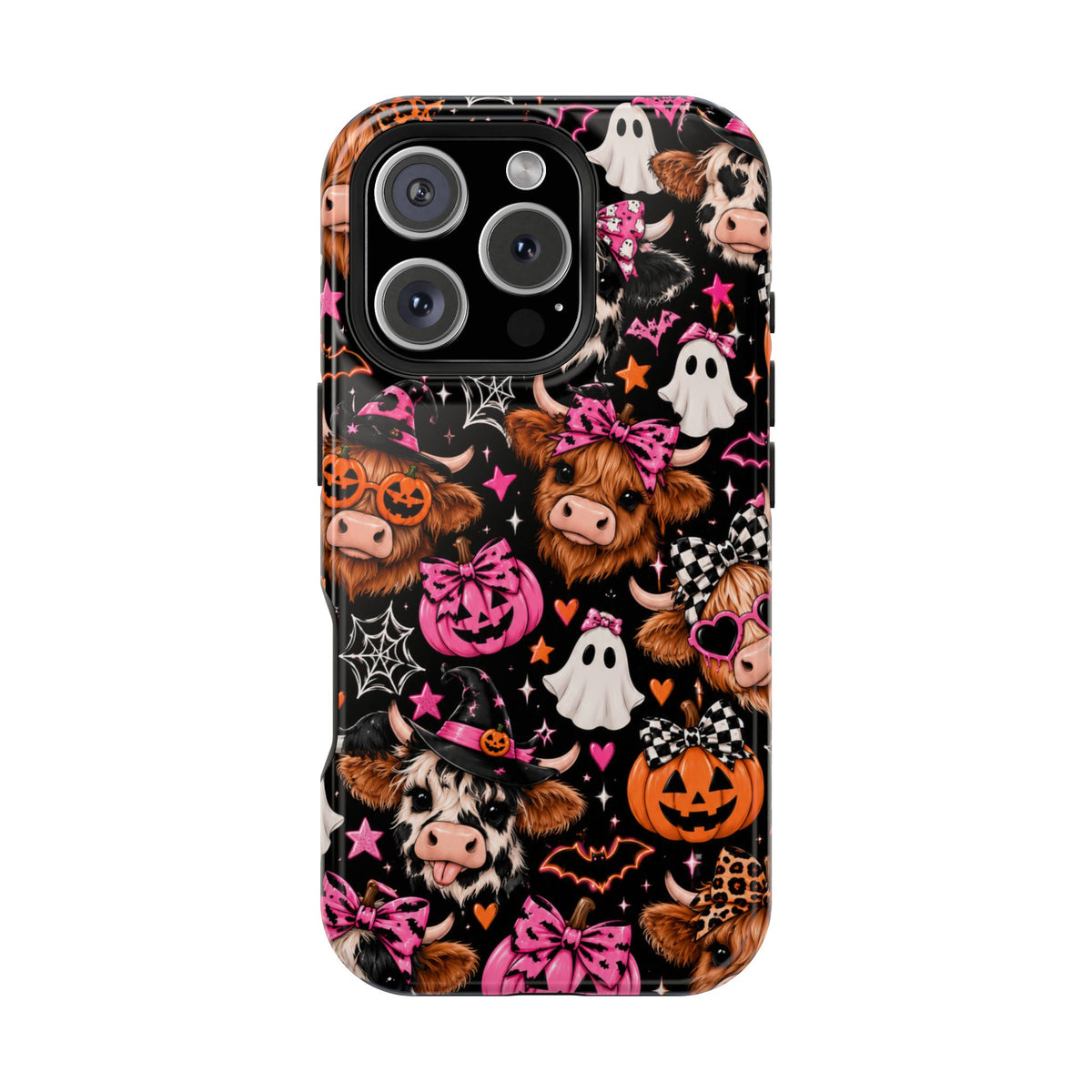 Halloween Cow Pattern Magnetic iPhone Case