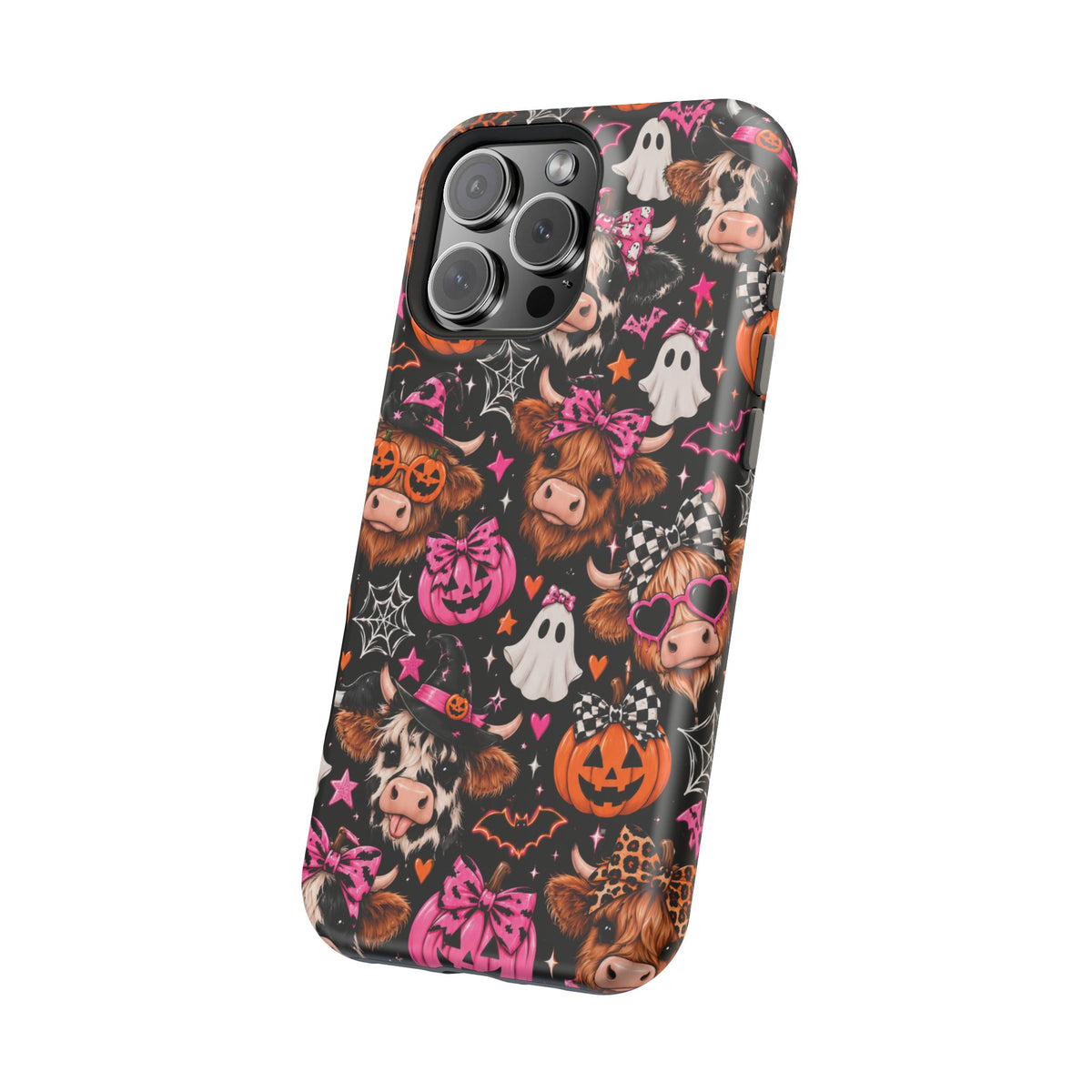 Halloween Cow Pattern Magnetic iPhone Case