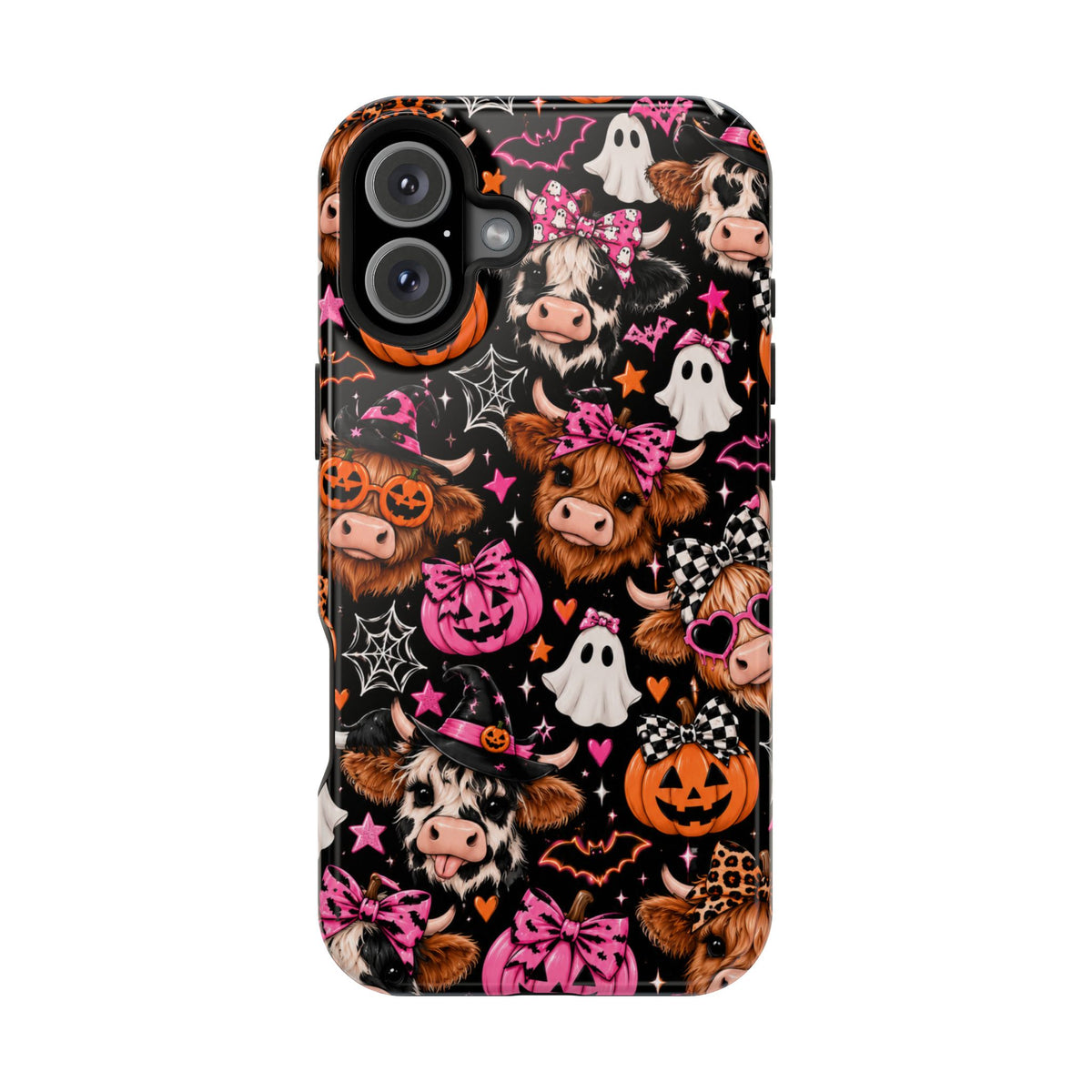 Halloween Cow Pattern Magnetic iPhone Case