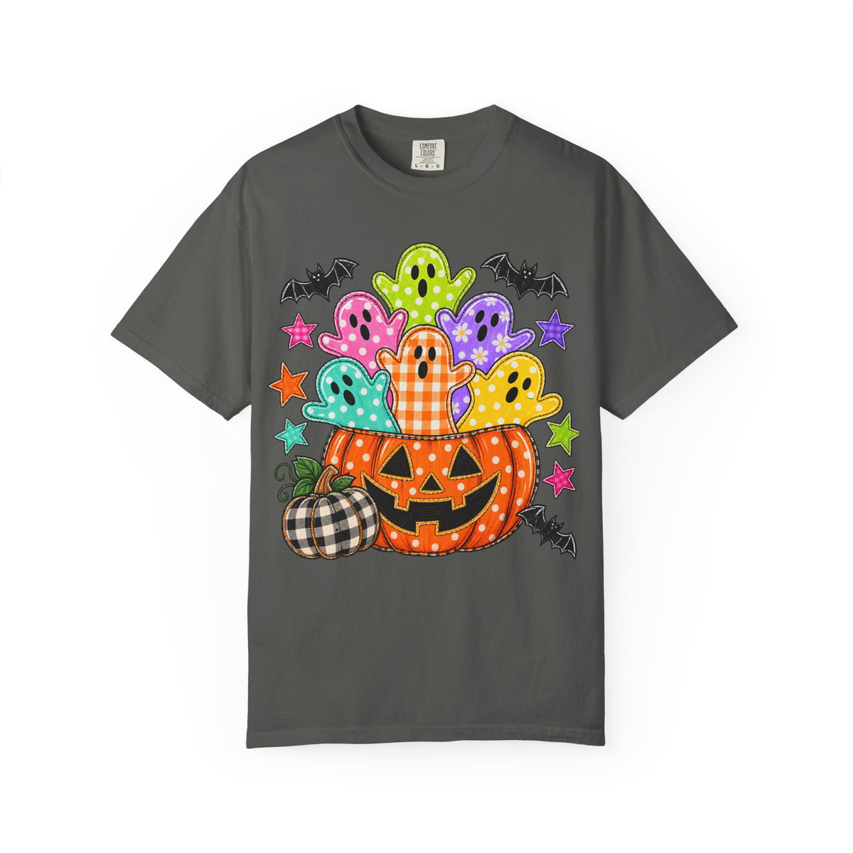 Halloween Pumpkin & Candy Ghosts T-Shirt