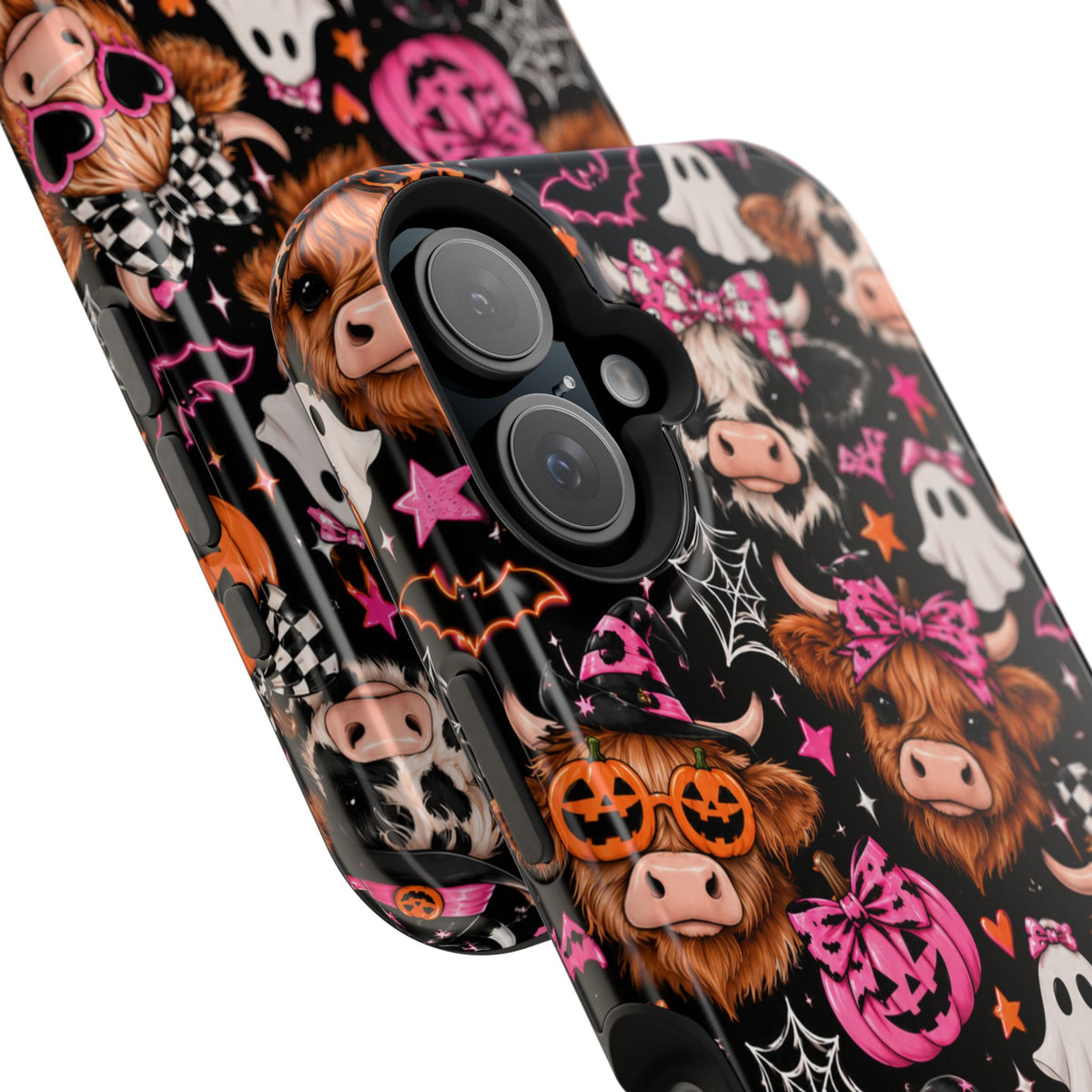 Halloween Cow Pattern Magnetic iPhone Case