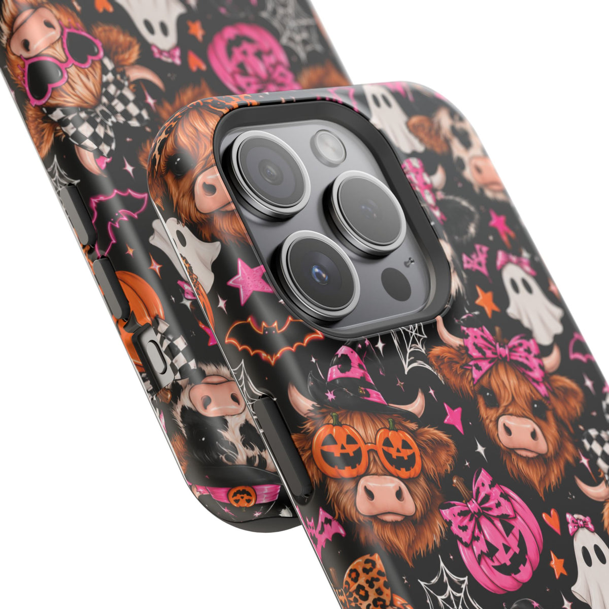 Halloween Cow Pattern Magnetic iPhone Case