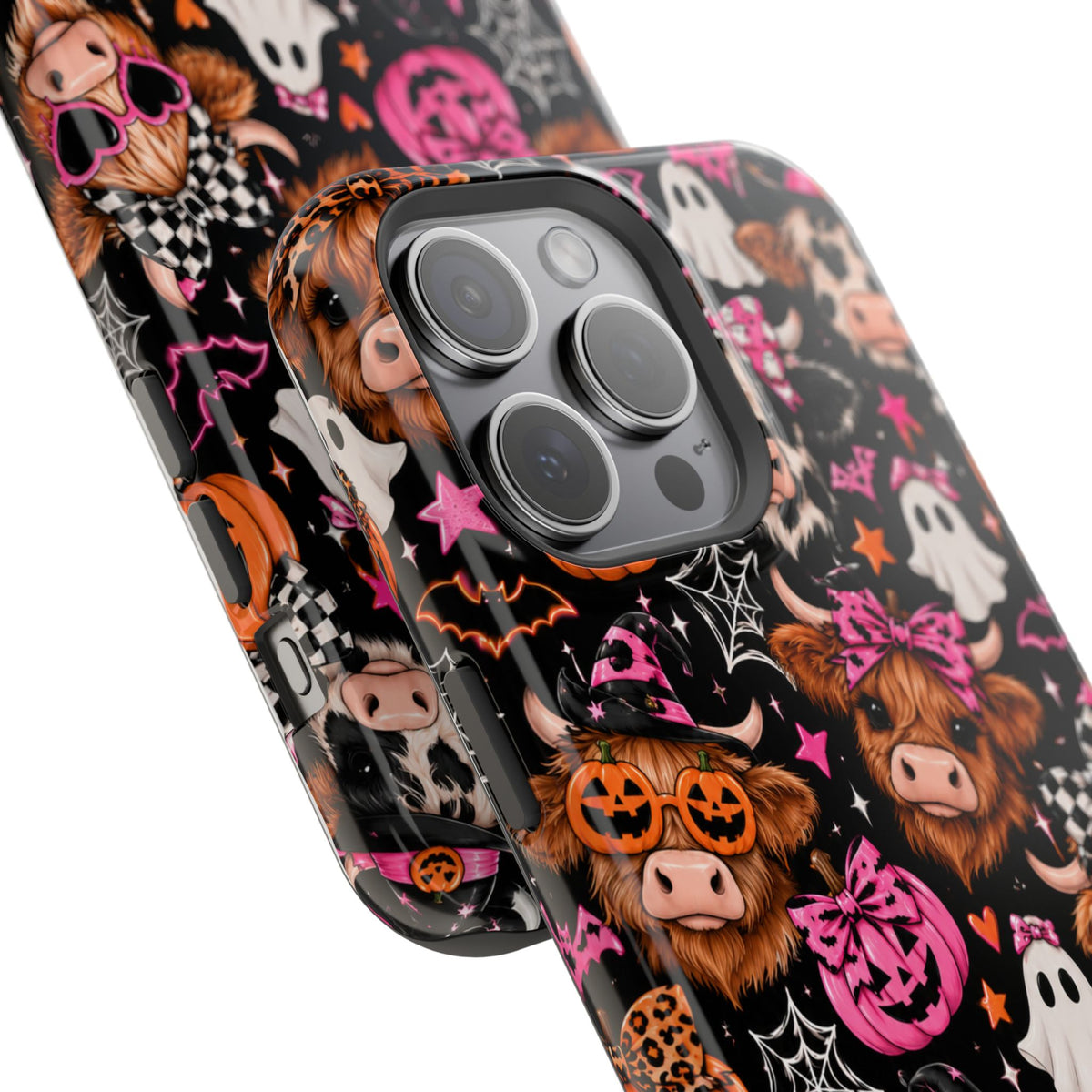 Halloween Cow Pattern Magnetic iPhone Case