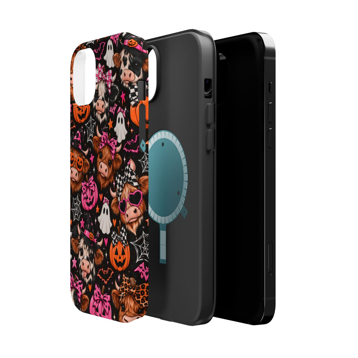 Halloween Cow Pattern Magnetic iPhone Case