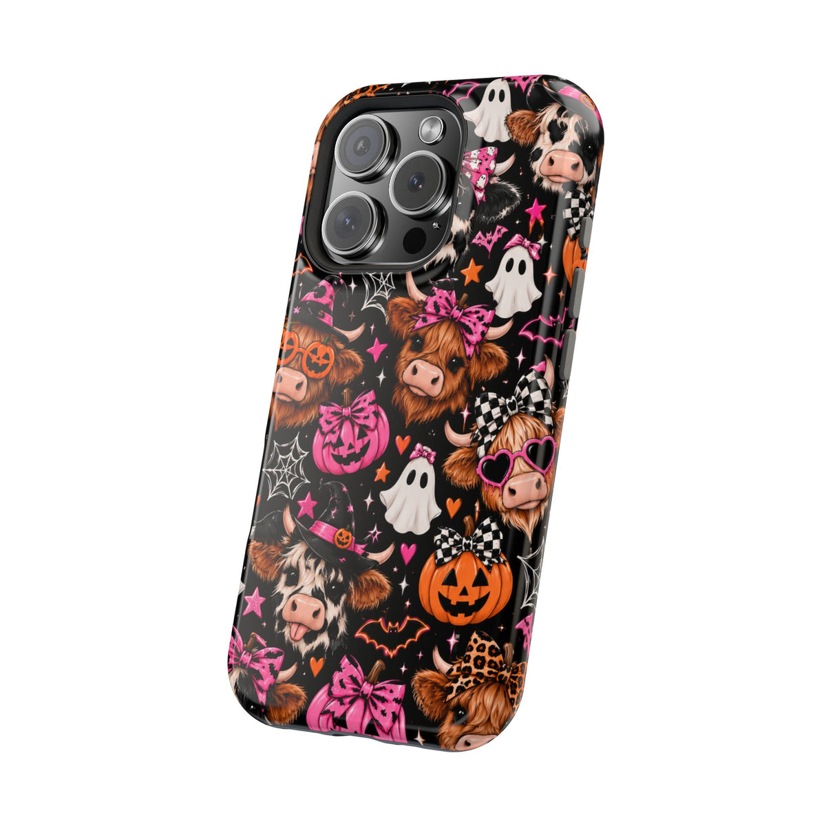 Halloween Cow Pattern Magnetic iPhone Case