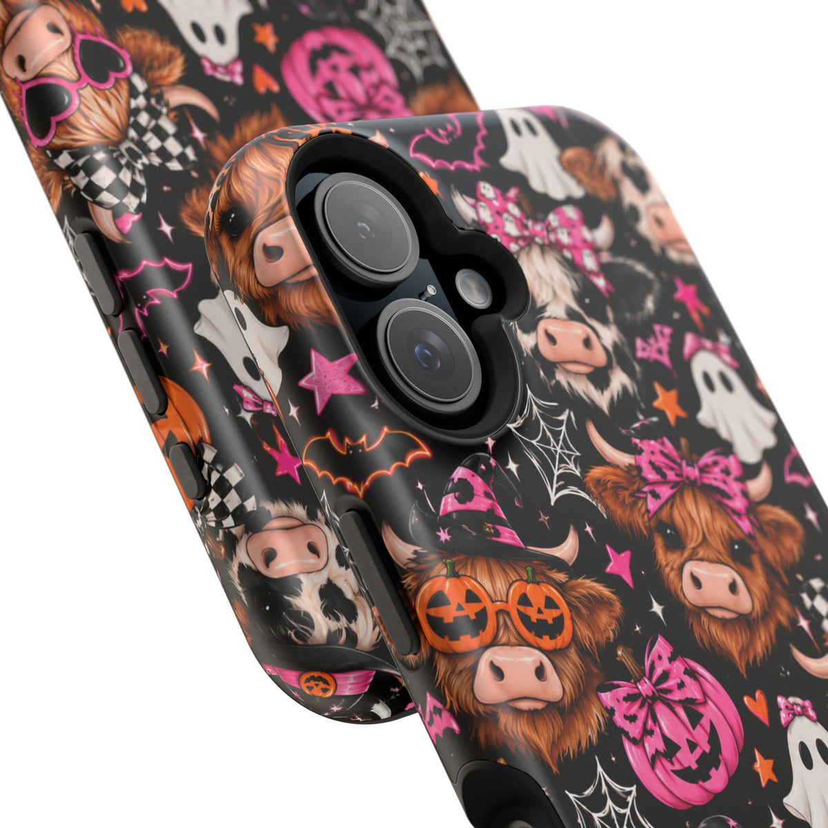 Halloween Cow Pattern Magnetic iPhone Case
