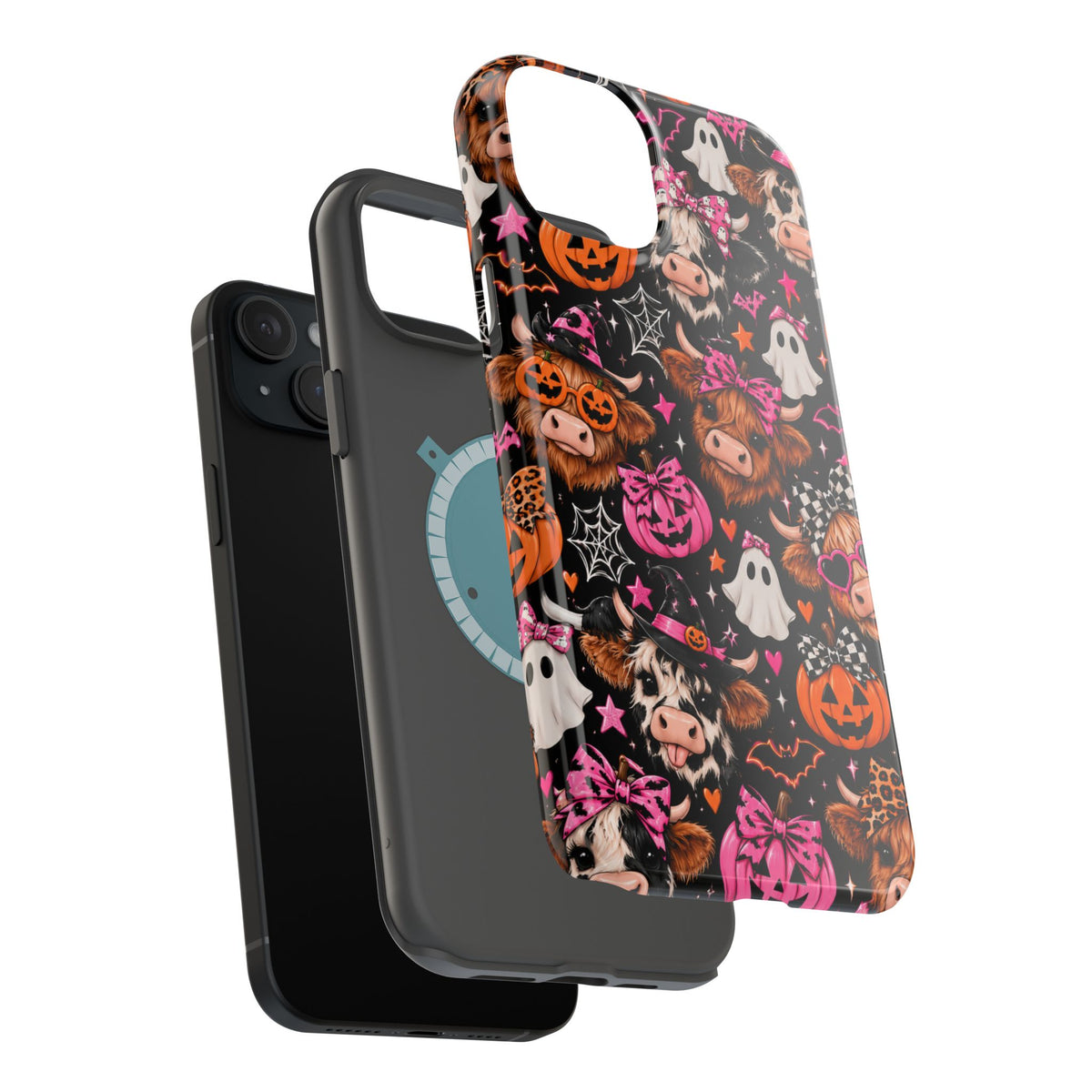 Halloween Cow Pattern Magnetic iPhone Case