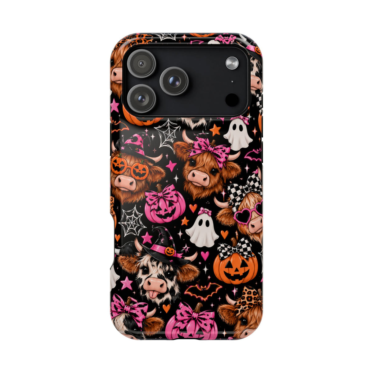 Halloween Cow Pattern Magnetic iPhone Case