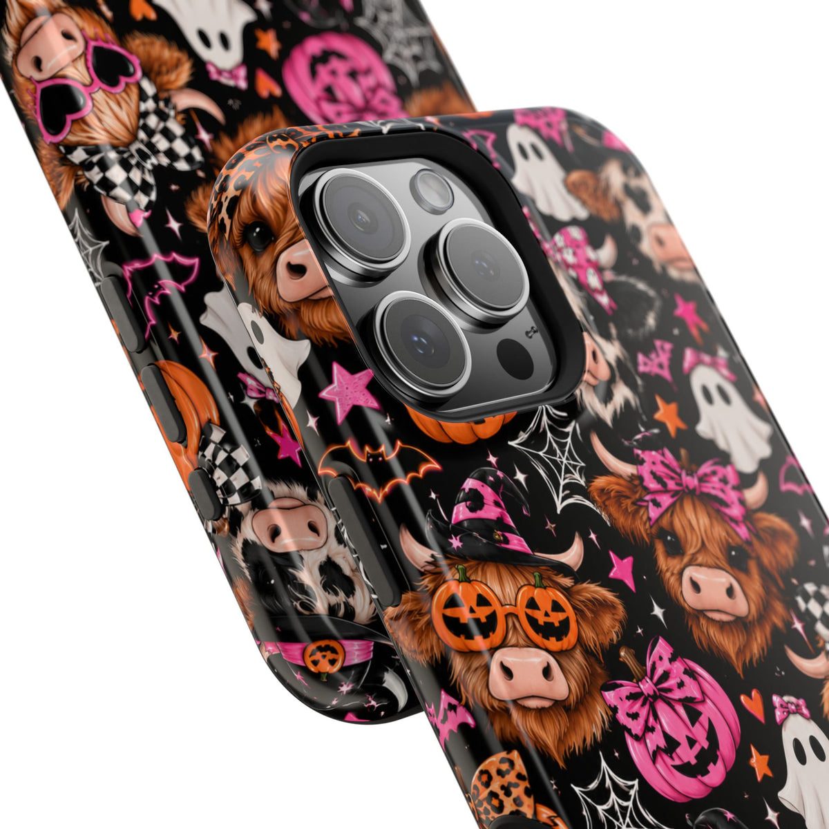 Halloween Cow Pattern Magnetic iPhone Case