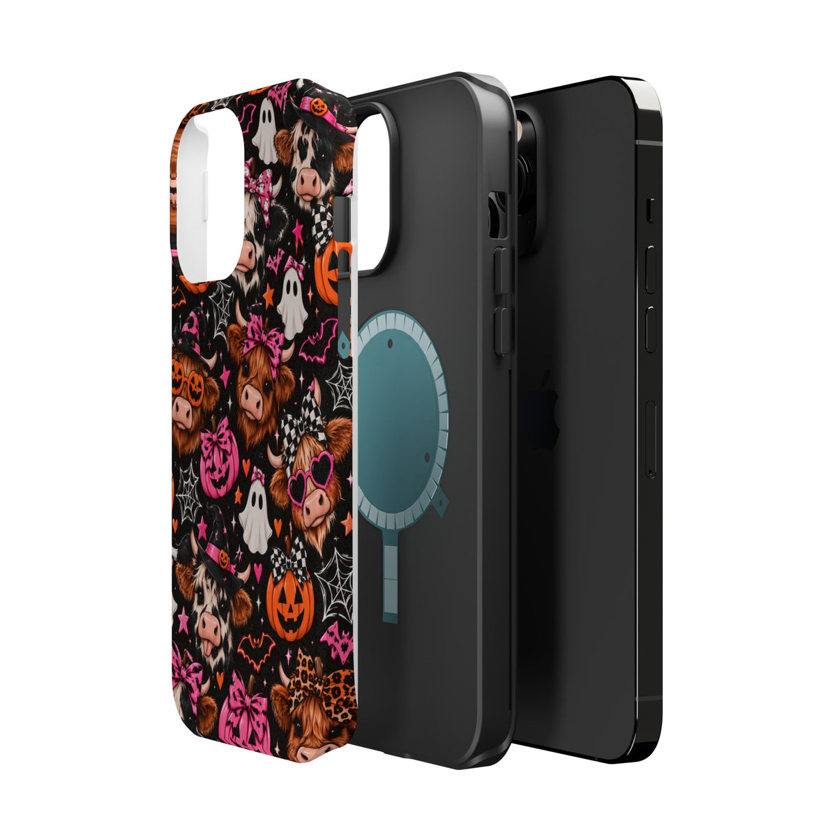 Halloween Cow Pattern Magnetic iPhone Case