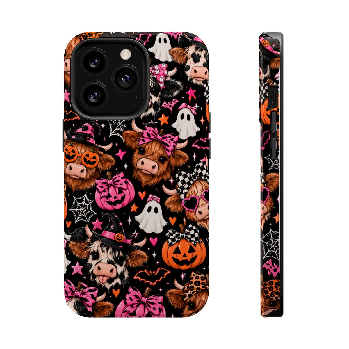 Halloween Cow Pattern Magnetic iPhone Case