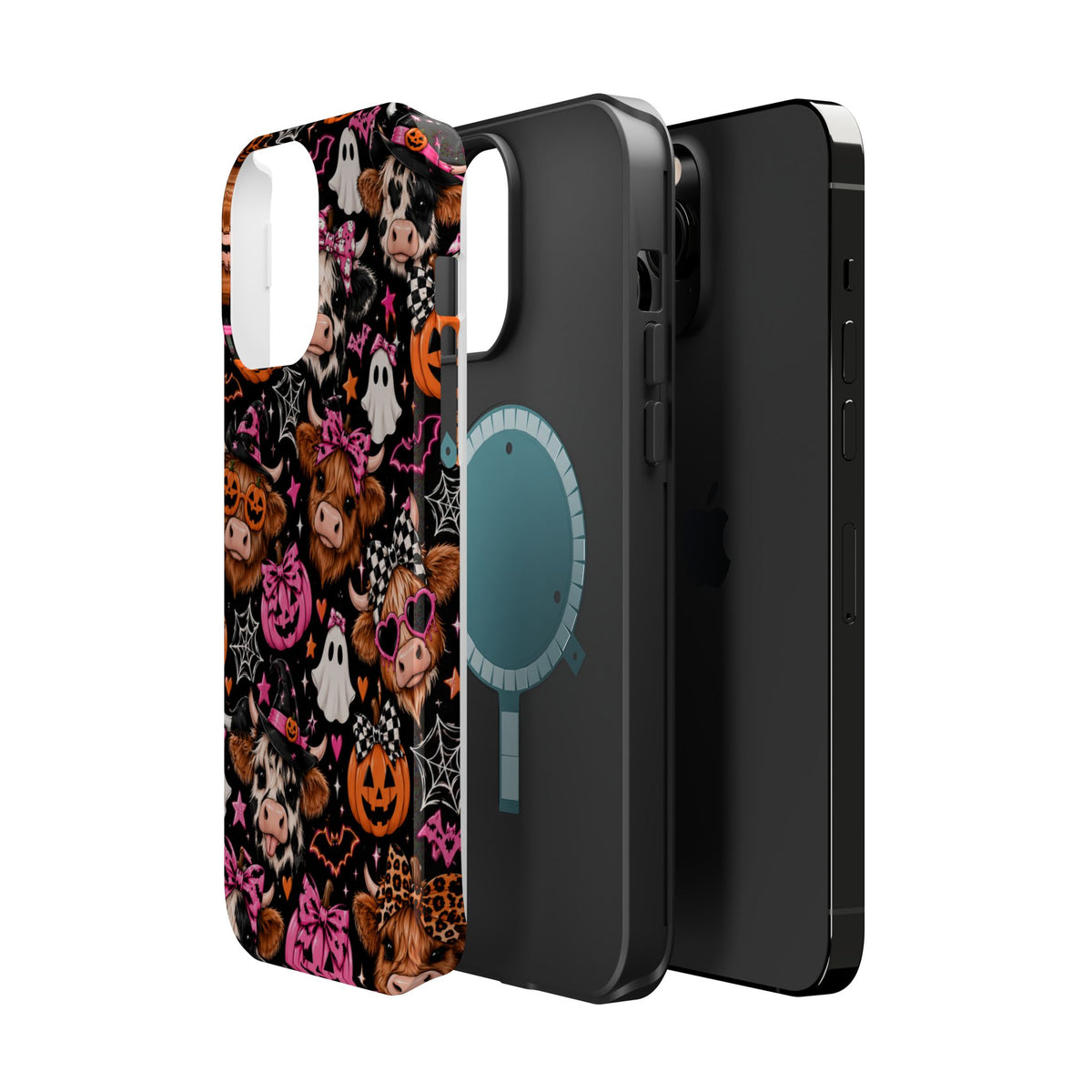 Halloween Cow Pattern Magnetic iPhone Case