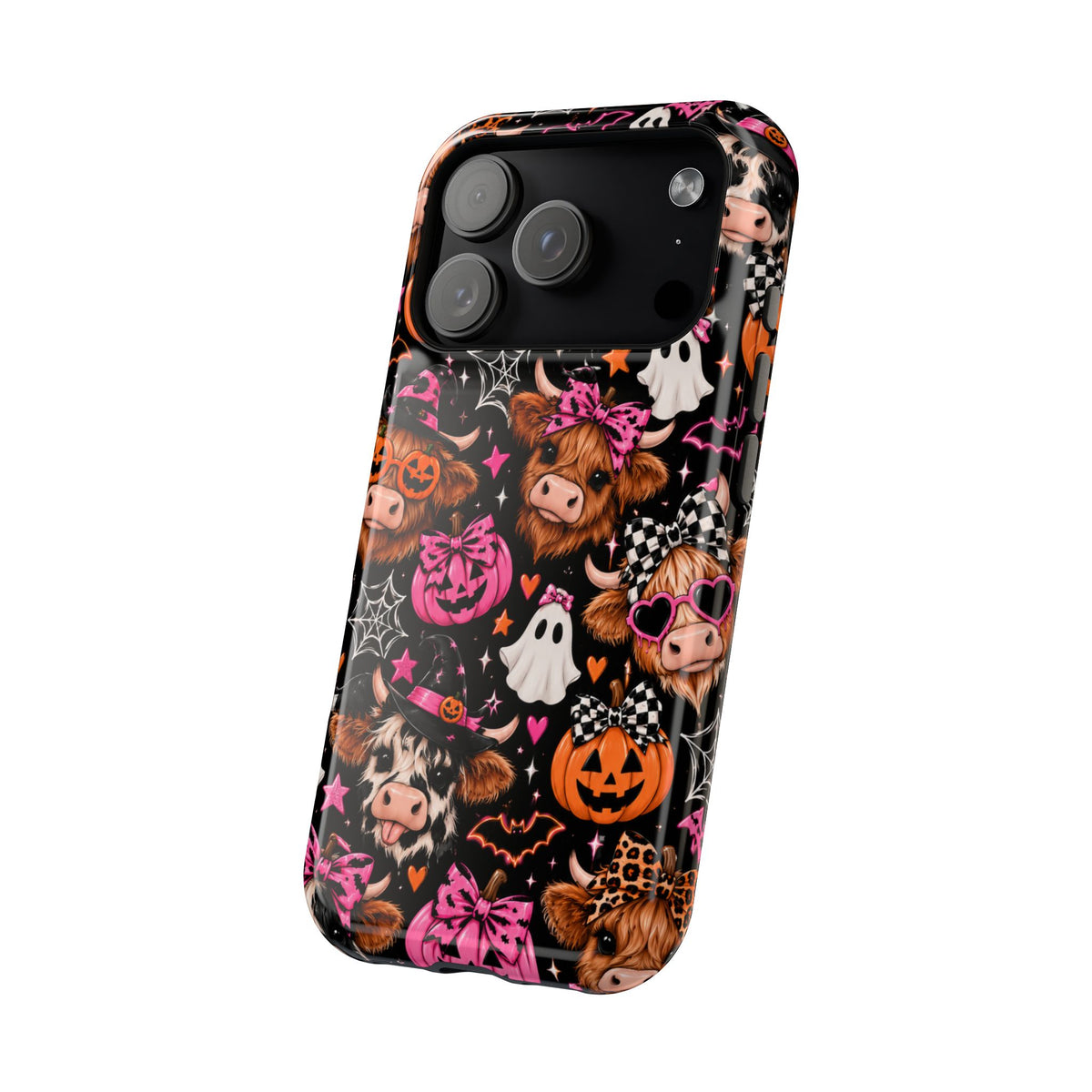 Halloween Cow Pattern Magnetic iPhone Case
