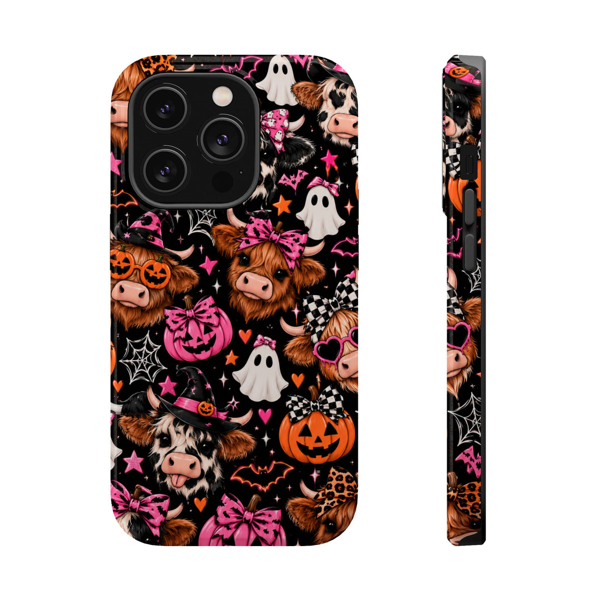Halloween Cow Pattern Magnetic iPhone Case