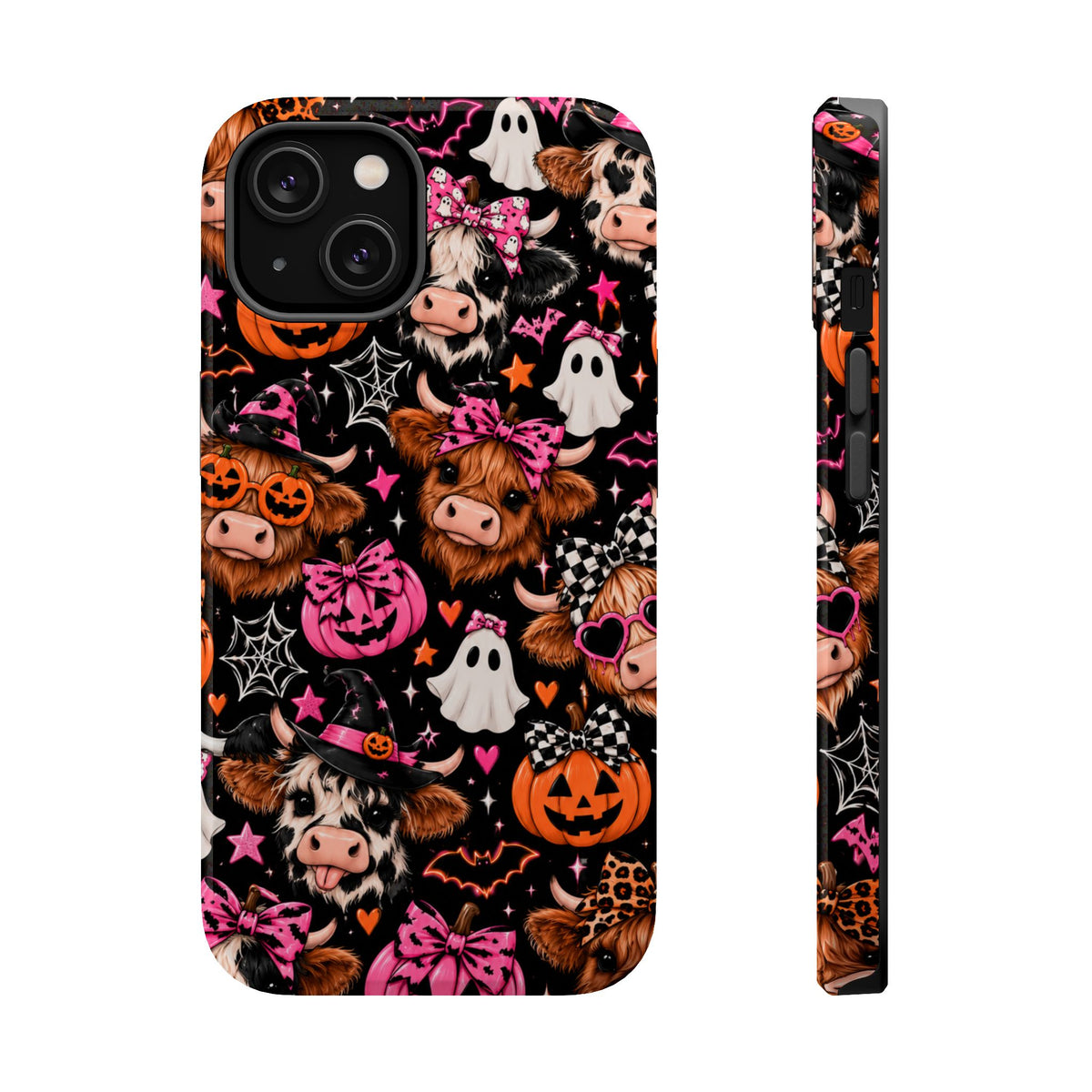 Halloween Cow Pattern Magnetic iPhone Case