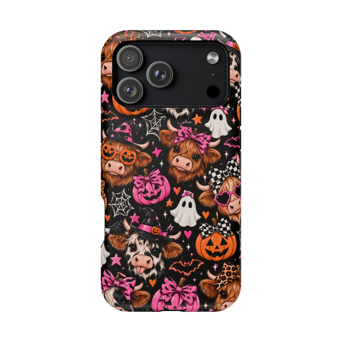 Halloween Cow Pattern Magnetic iPhone Case