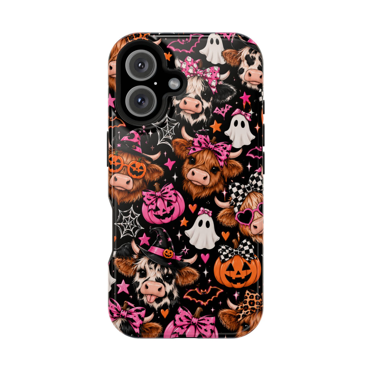 Halloween Cow Pattern Magnetic iPhone Case