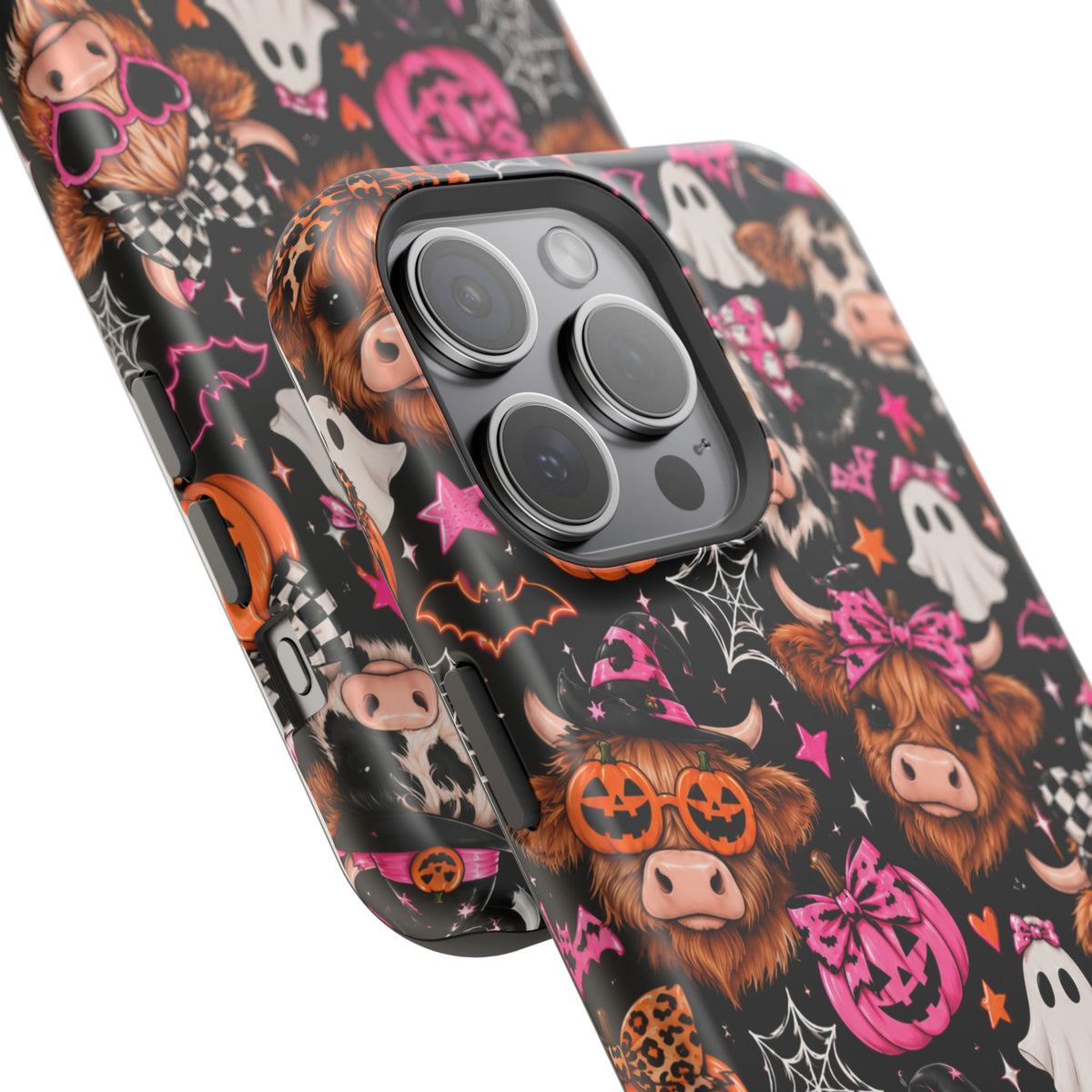 Halloween Cow Pattern Magnetic iPhone Case