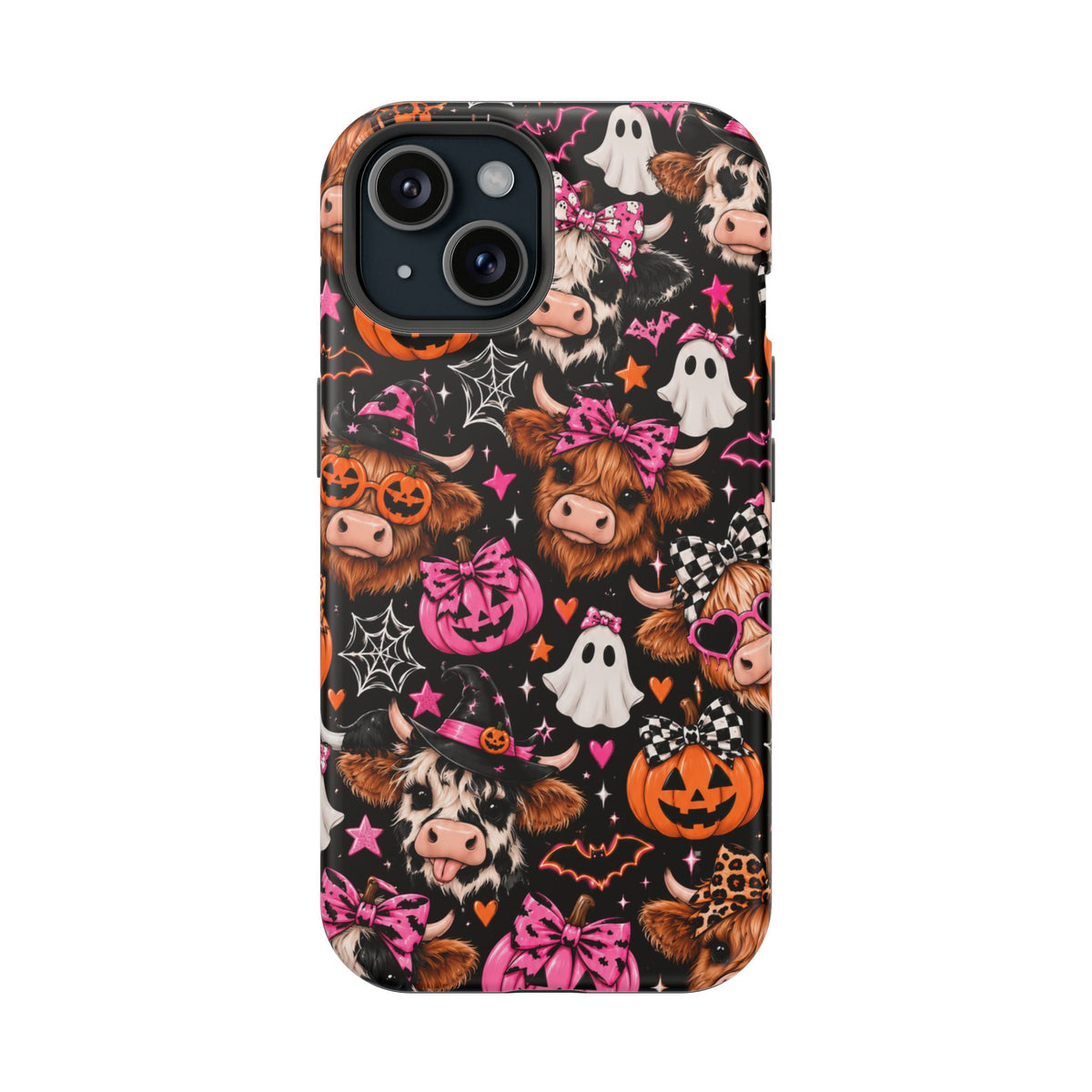 Halloween Cow Pattern Magnetic iPhone Case