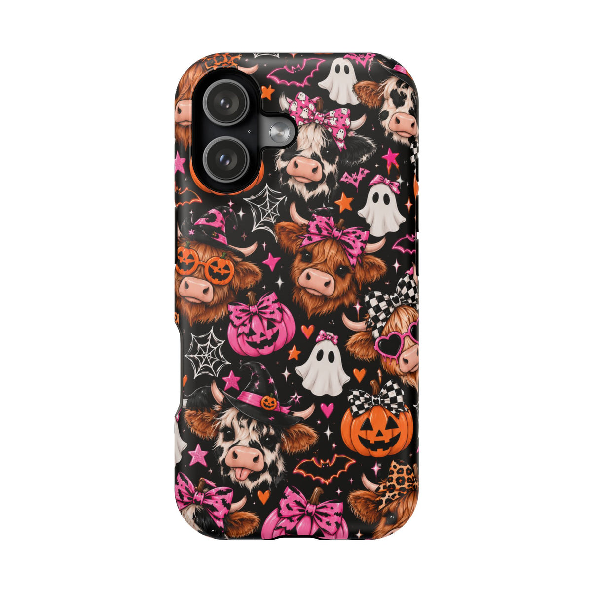 Halloween Cow Pattern Magnetic iPhone Case