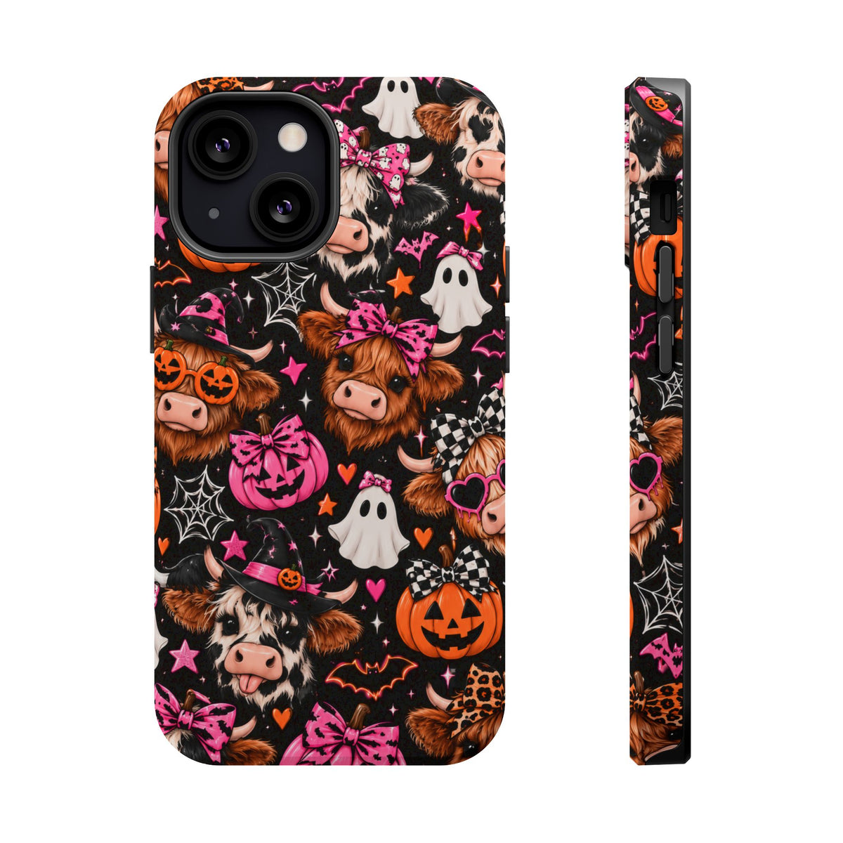 Halloween Cow Pattern Magnetic iPhone Case