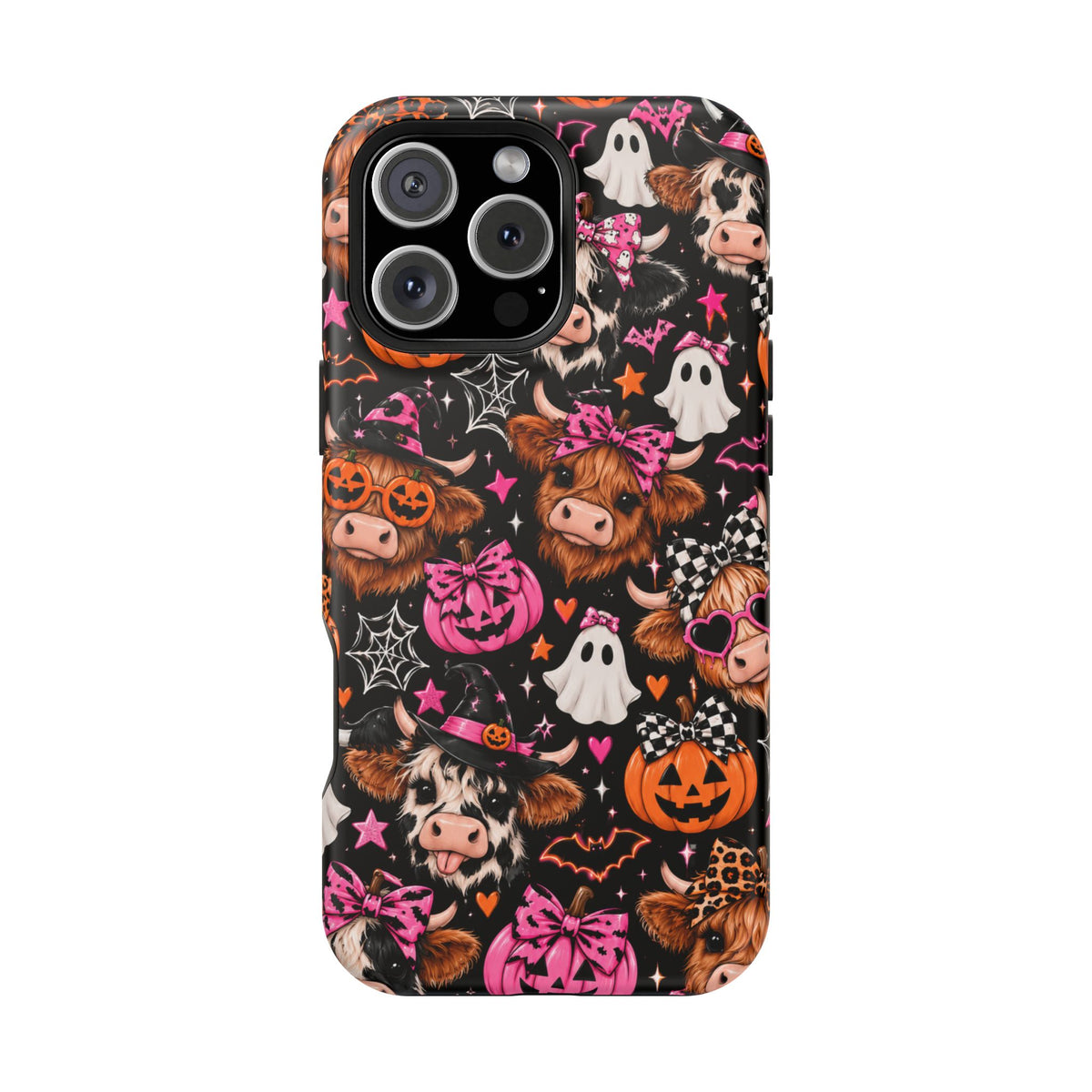 Halloween Cow Pattern Magnetic iPhone Case
