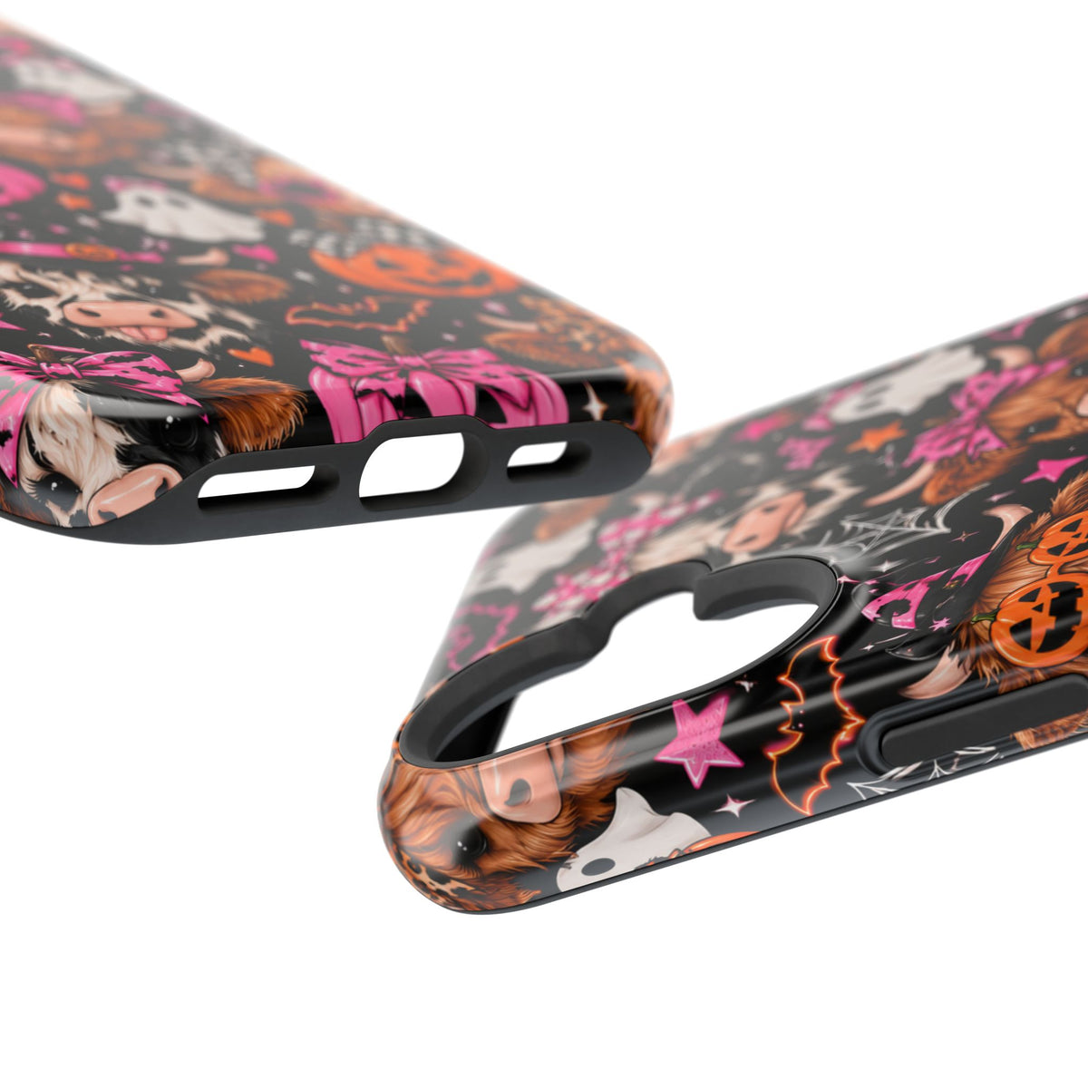 Halloween Cow Pattern Magnetic iPhone Case