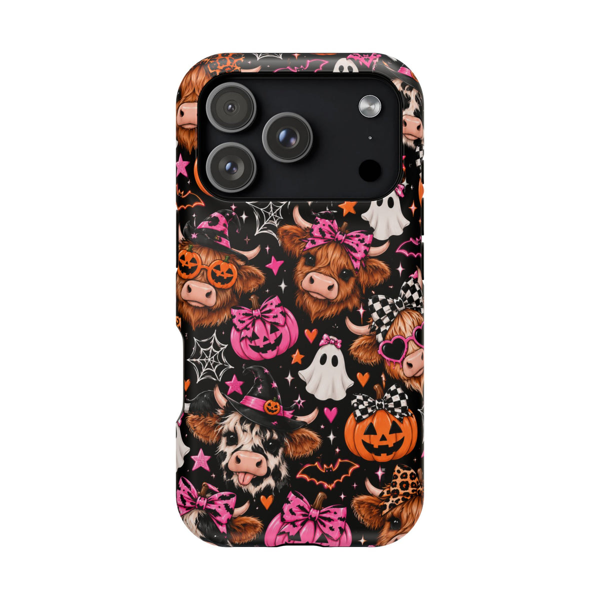 Halloween Cow Pattern Magnetic iPhone Case