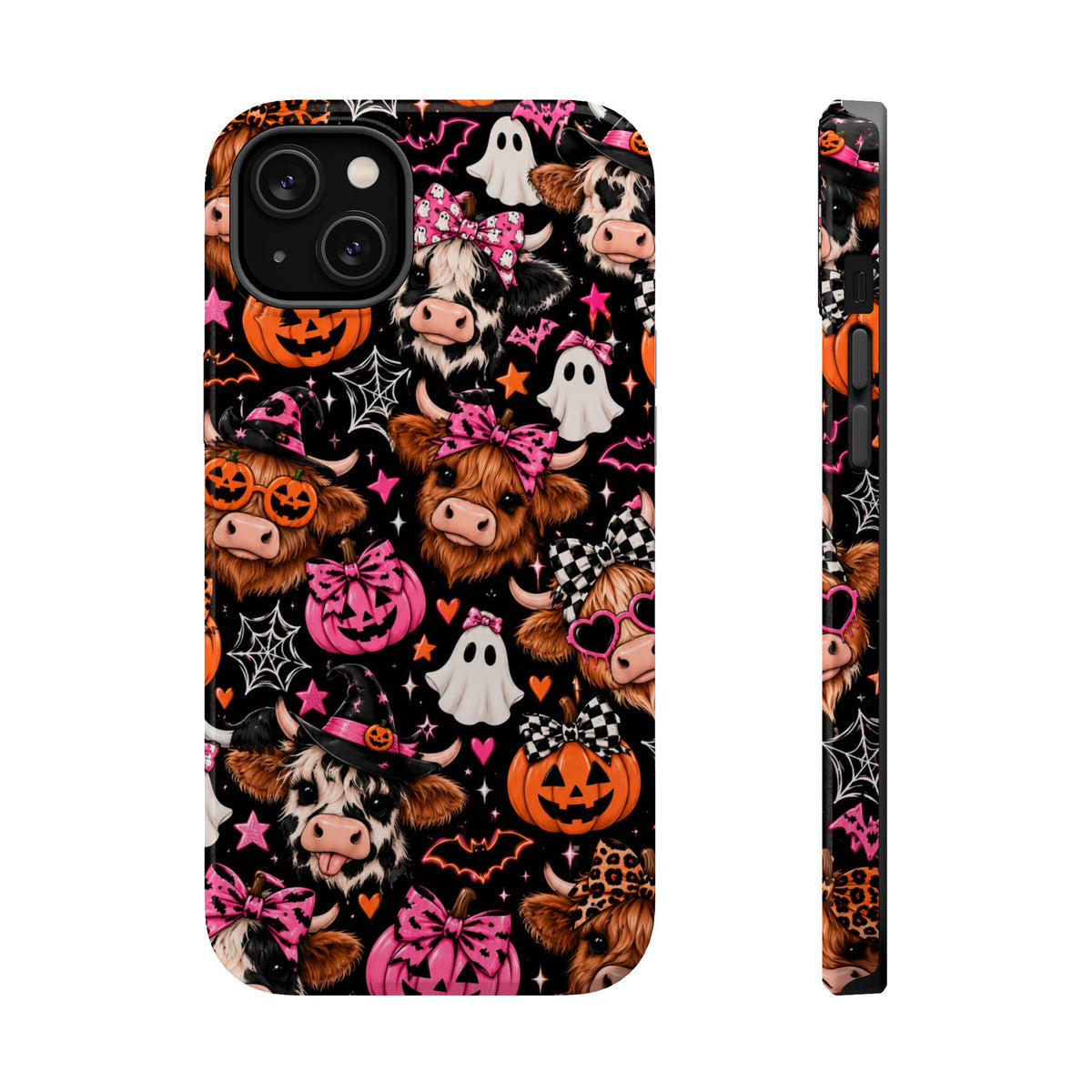 Halloween Cow Pattern Magnetic iPhone Case