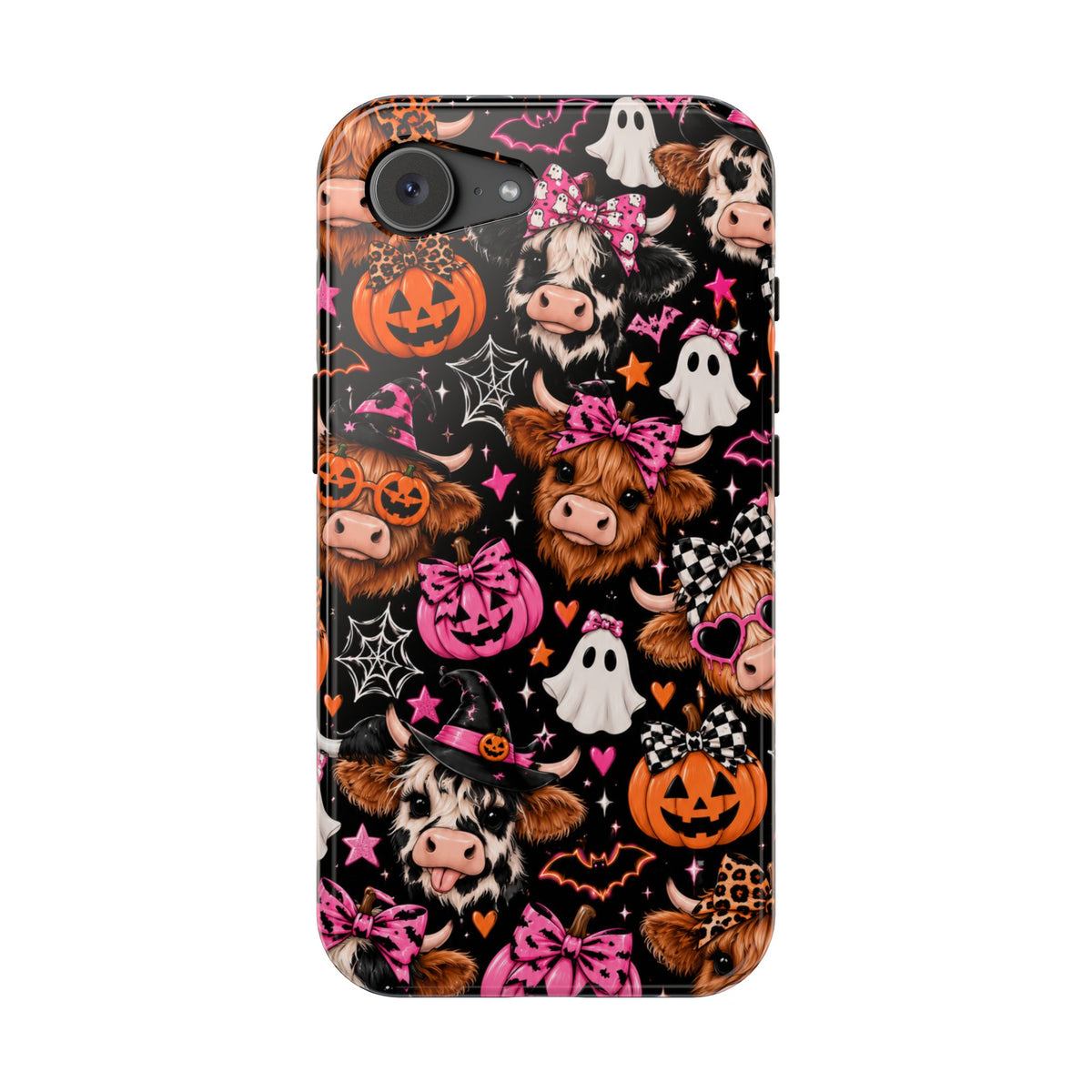 Halloween Cow Pattern Magnetic iPhone Case