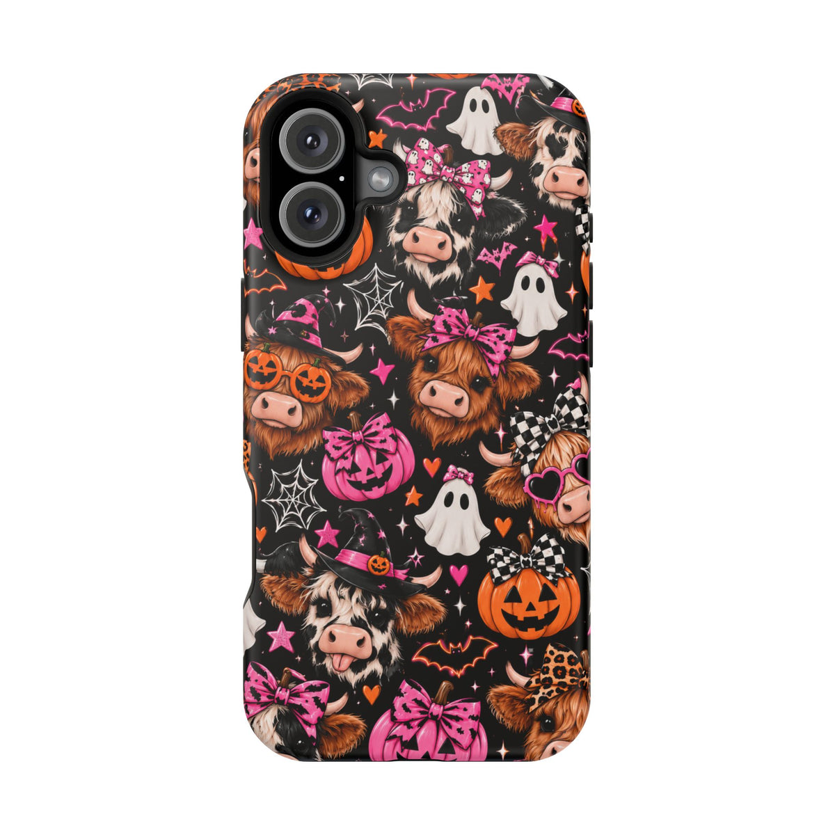 Halloween Cow Pattern Magnetic iPhone Case
