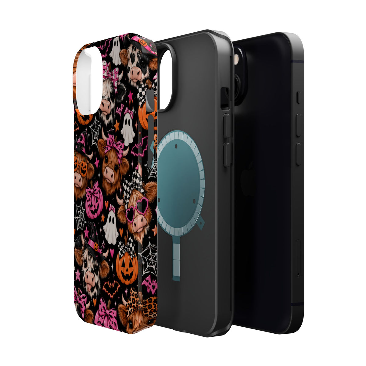 Halloween Cow Pattern Magnetic iPhone Case