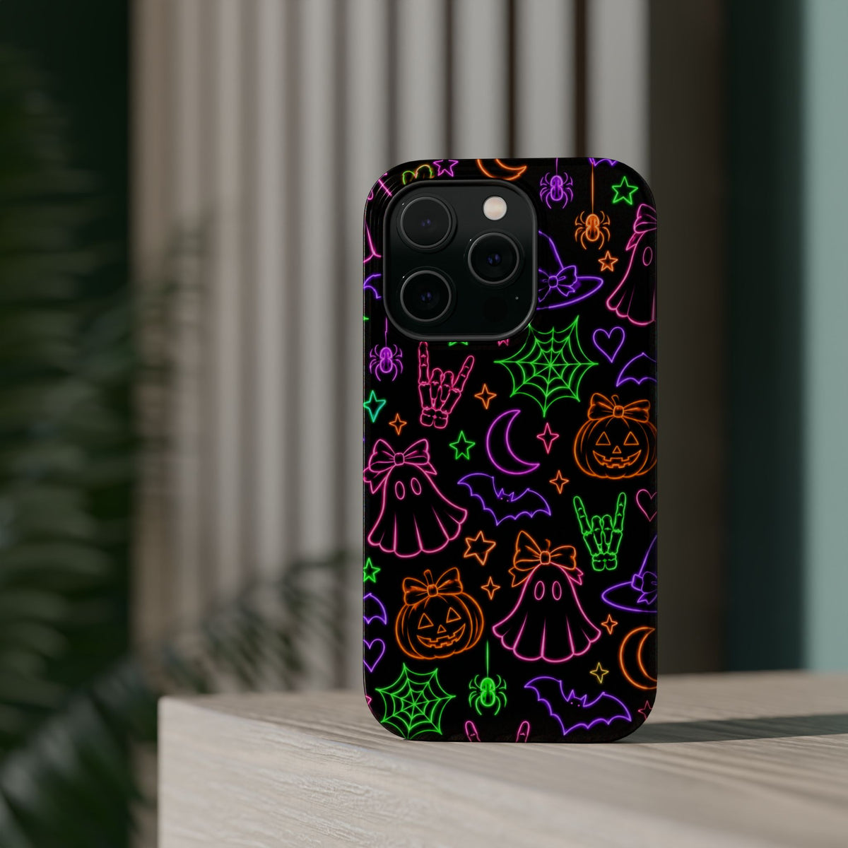 Neon Halloween Magnetic Phone Case