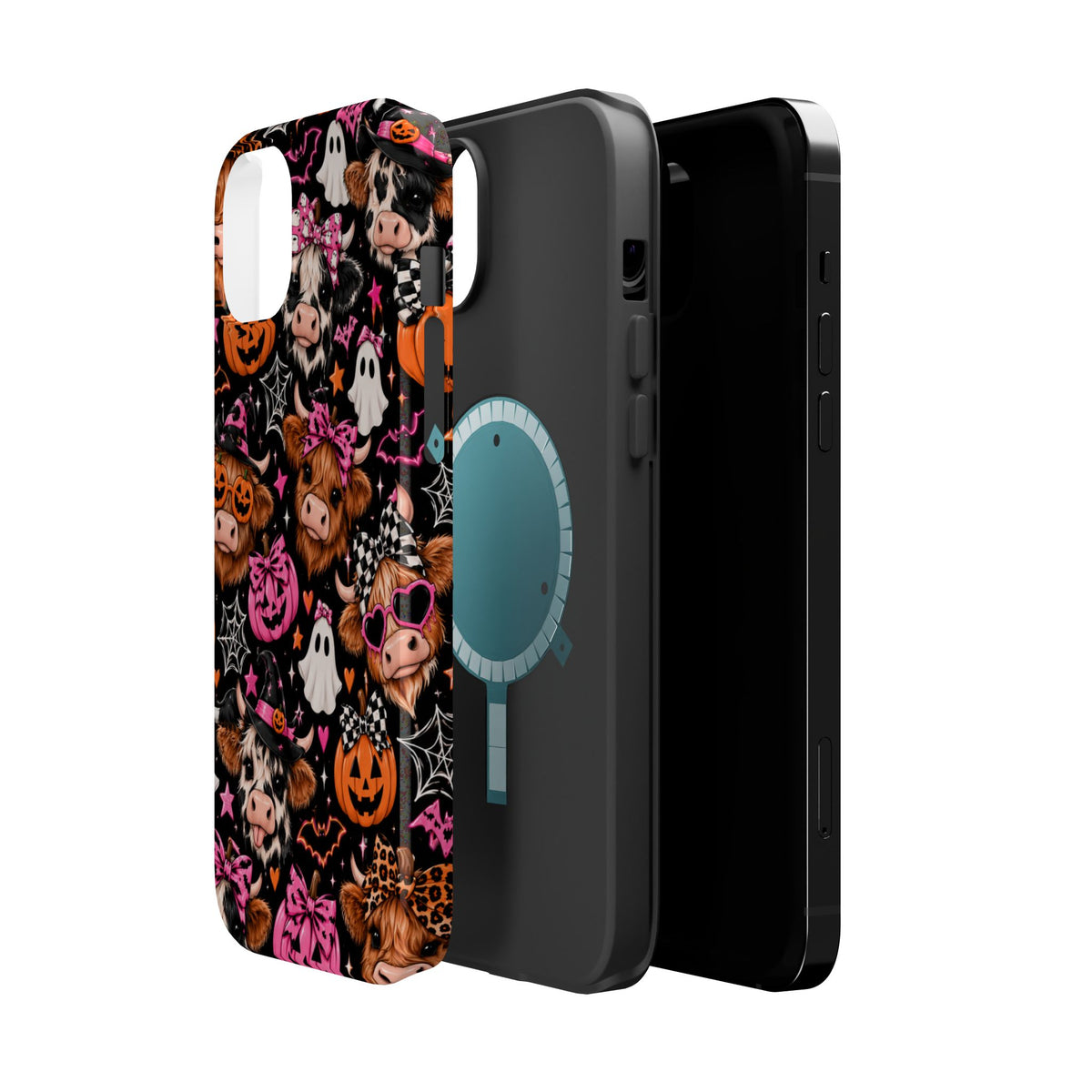 Halloween Cow Pattern Magnetic iPhone Case