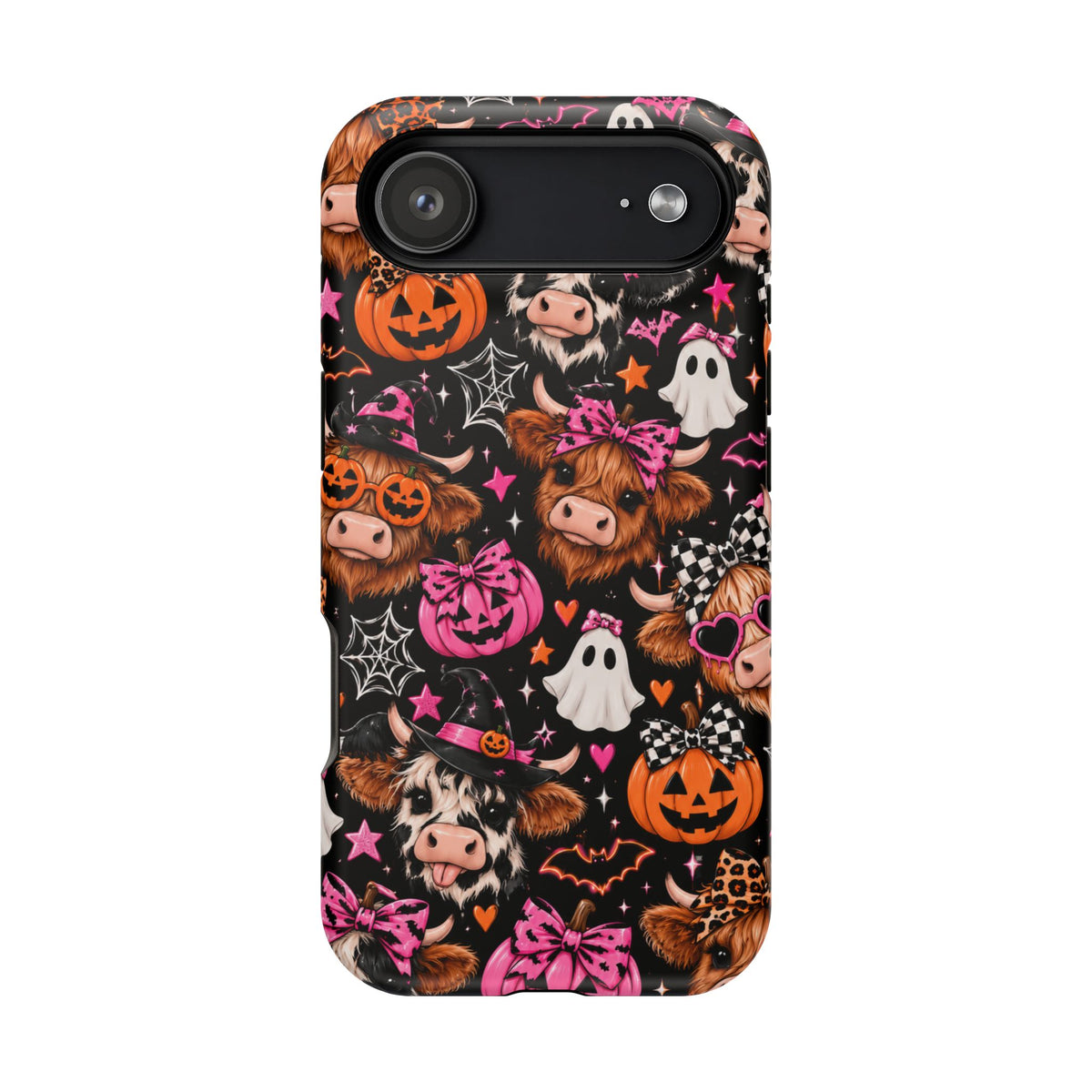 Halloween Cow Pattern Magnetic iPhone Case