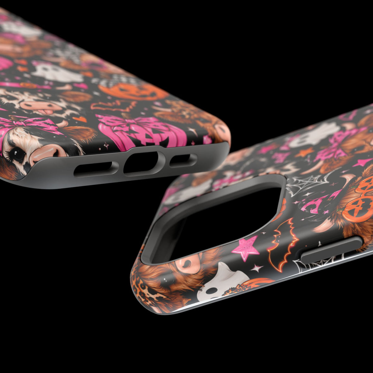 Halloween Cow Pattern Magnetic iPhone Case