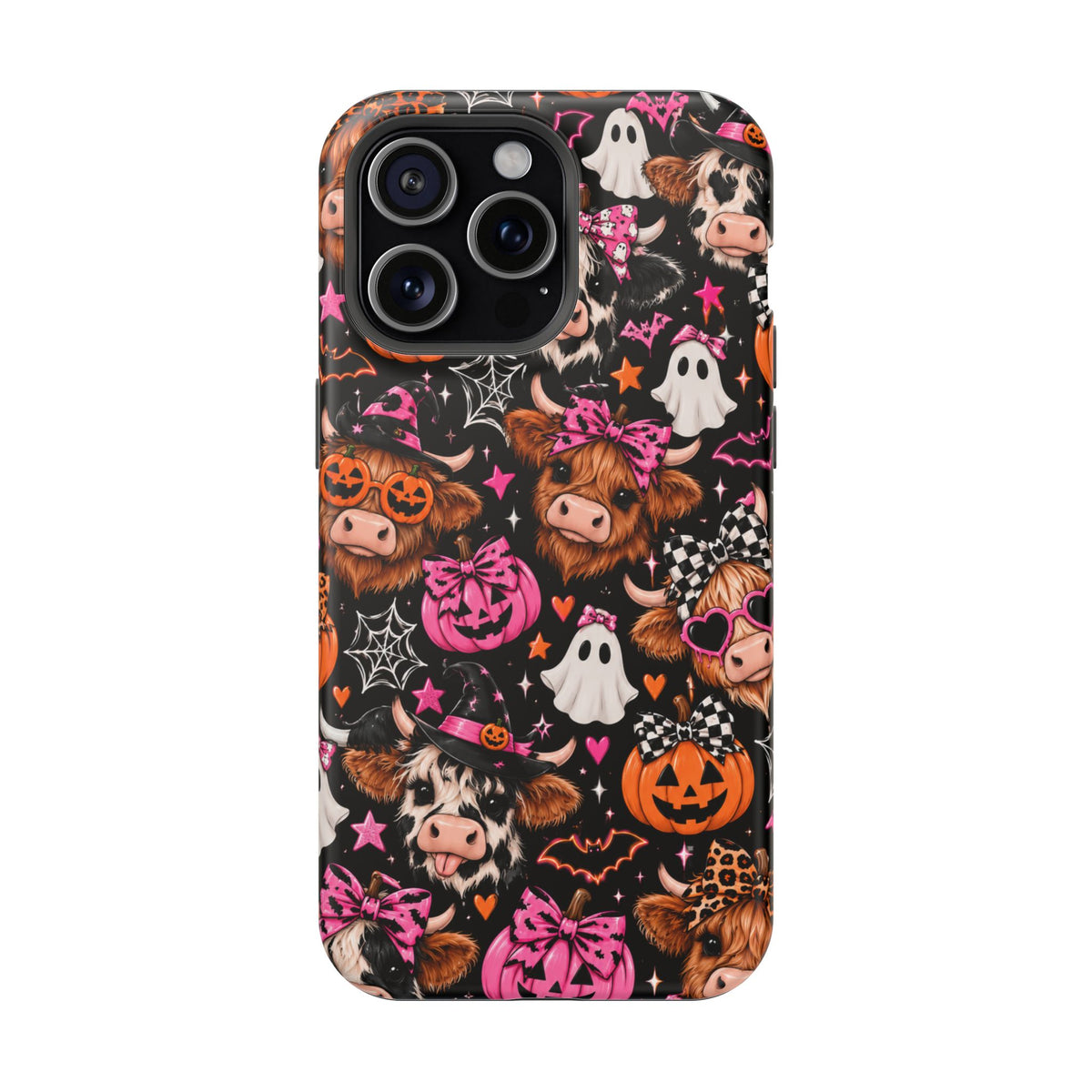 Halloween Cow Pattern Magnetic iPhone Case