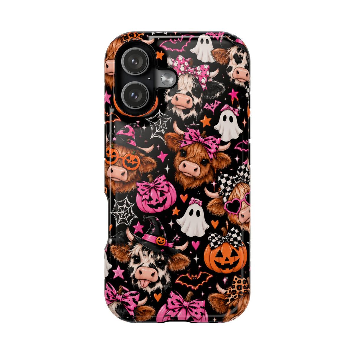 Halloween Cow Pattern Magnetic iPhone Case