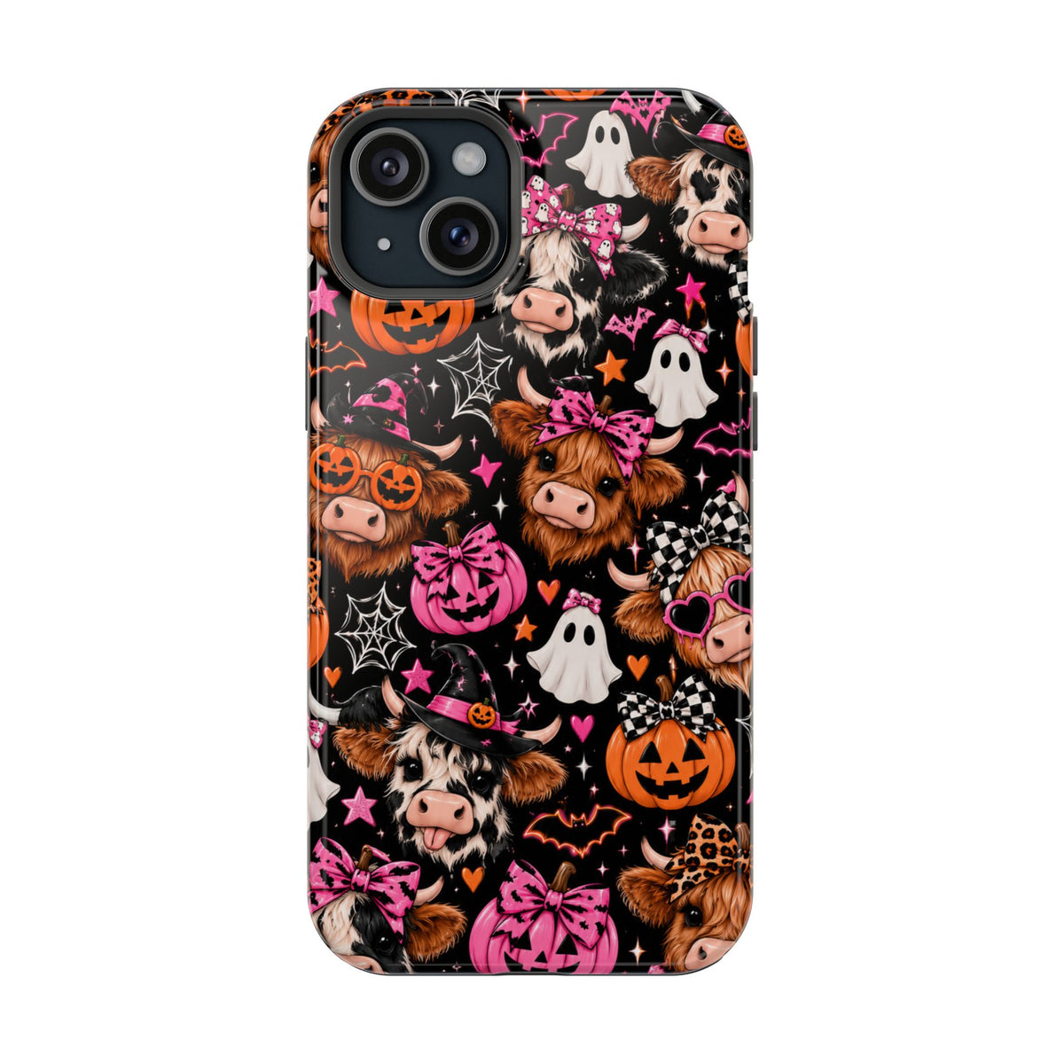 Halloween Cow Pattern Magnetic iPhone Case