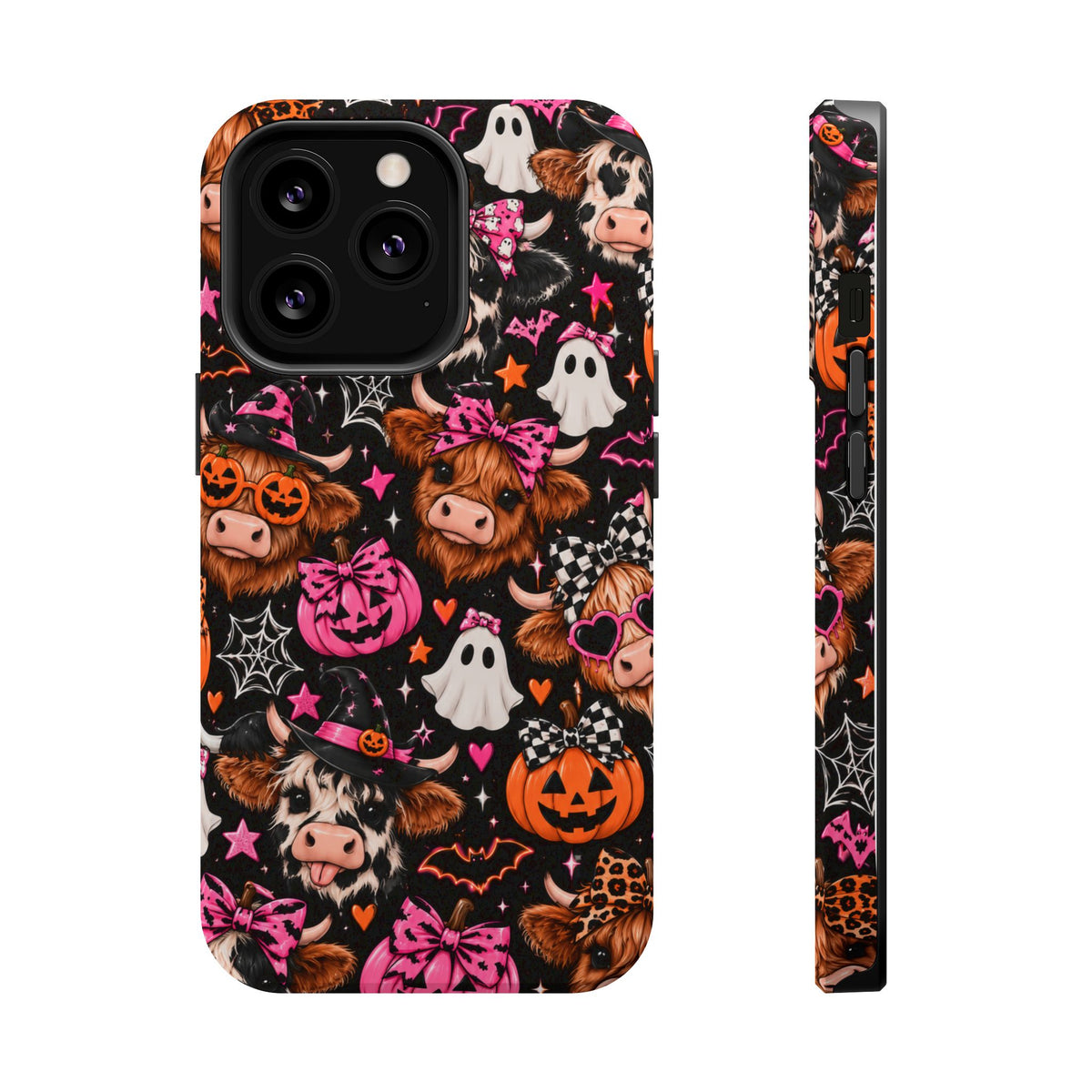 Halloween Cow Pattern Magnetic iPhone Case