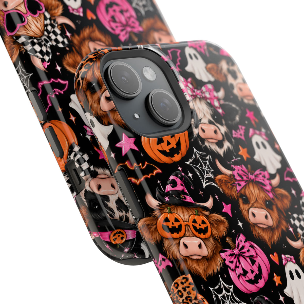 Halloween Cow Pattern Magnetic iPhone Case