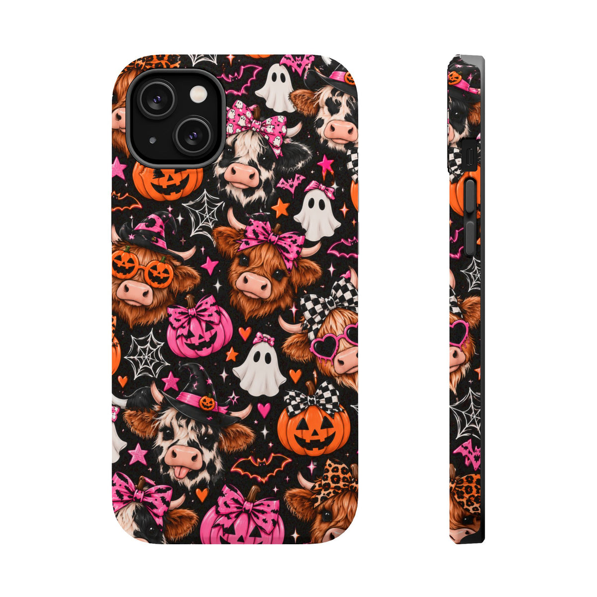 Halloween Cow Pattern Magnetic iPhone Case