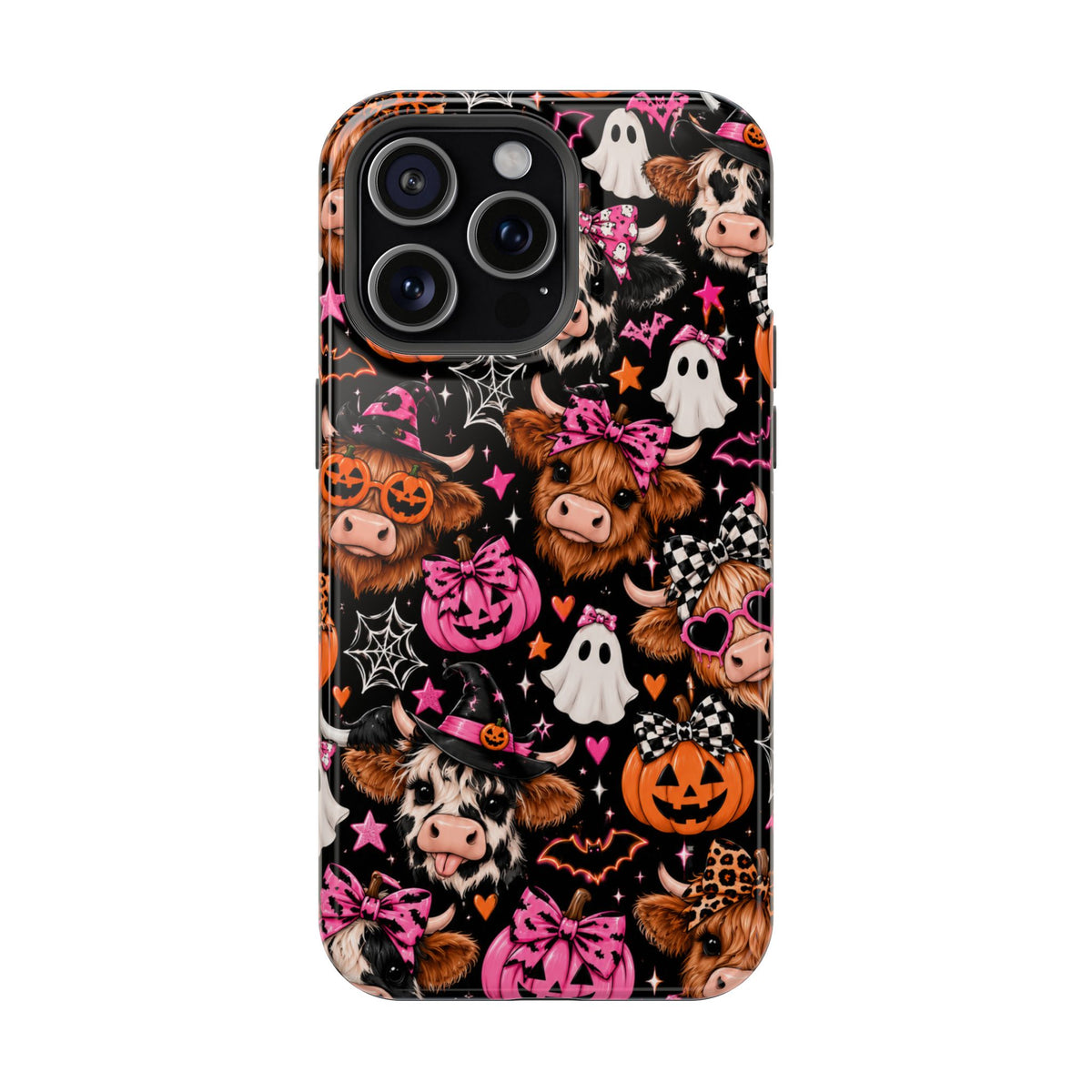 Halloween Cow Pattern Magnetic iPhone Case