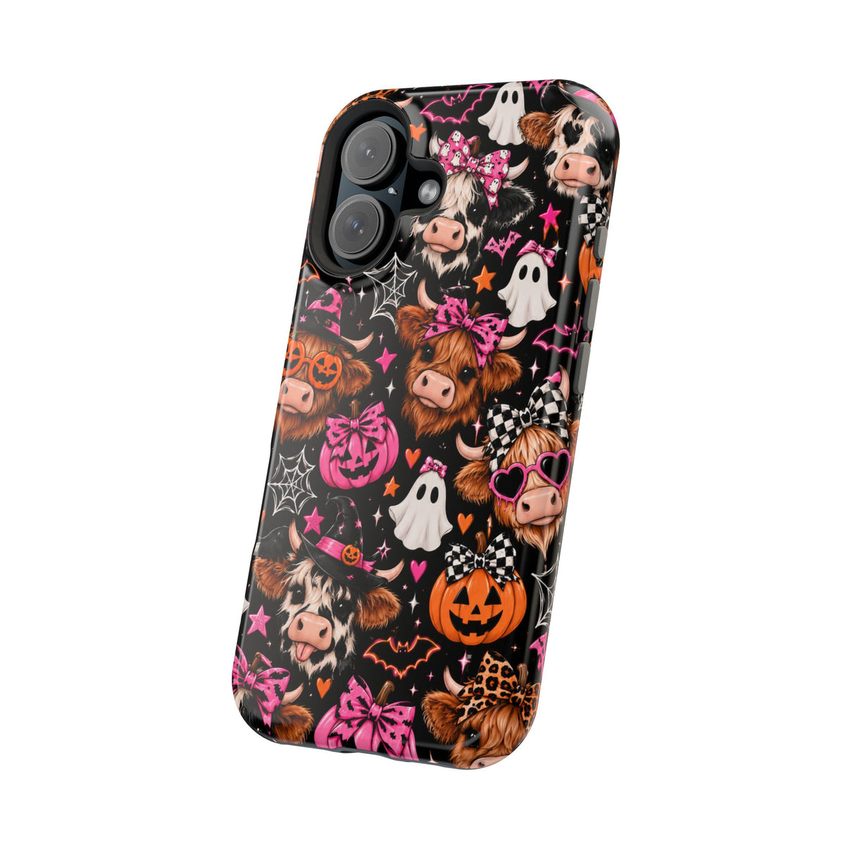 Halloween Cow Pattern Magnetic iPhone Case