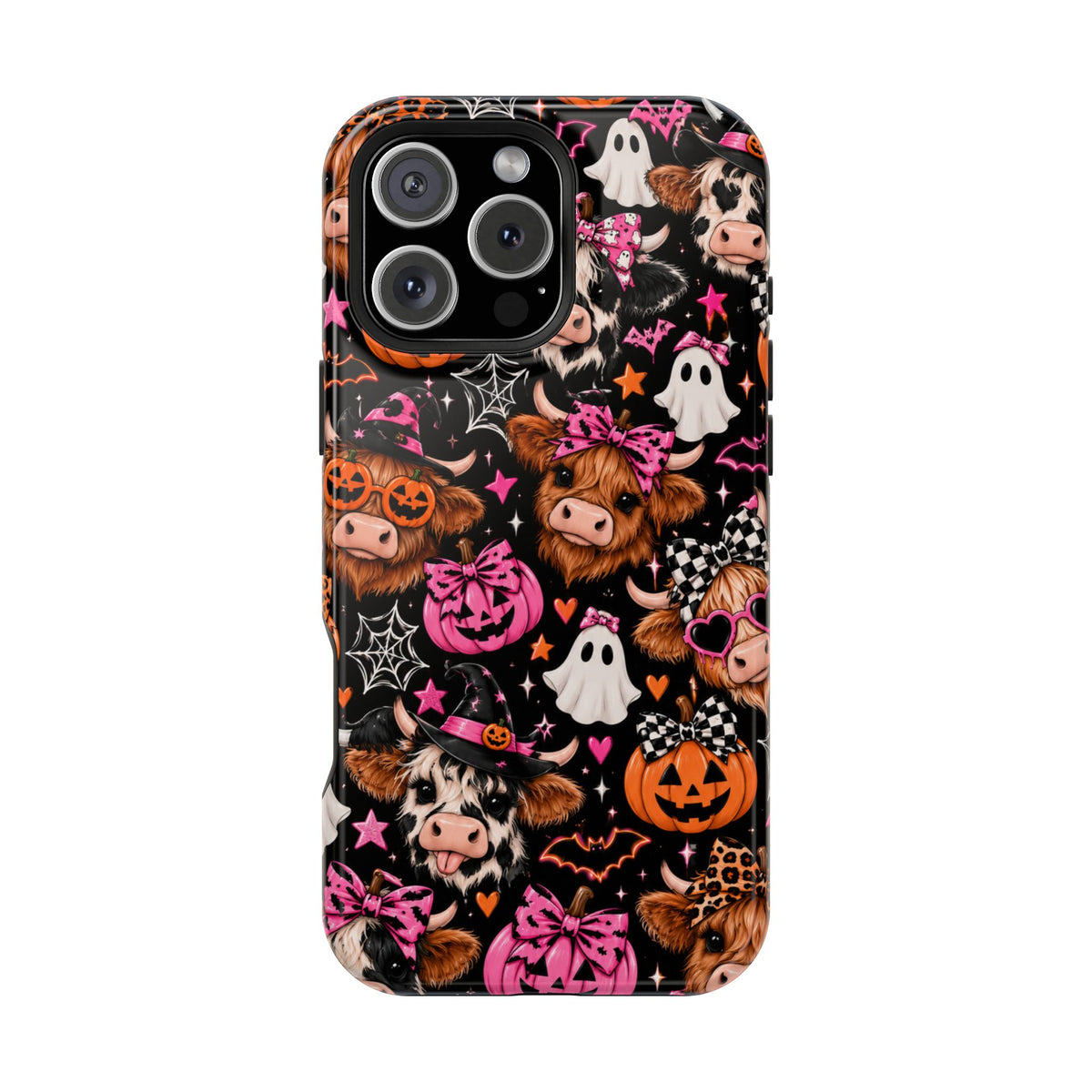 Halloween Cow Pattern Magnetic iPhone Case