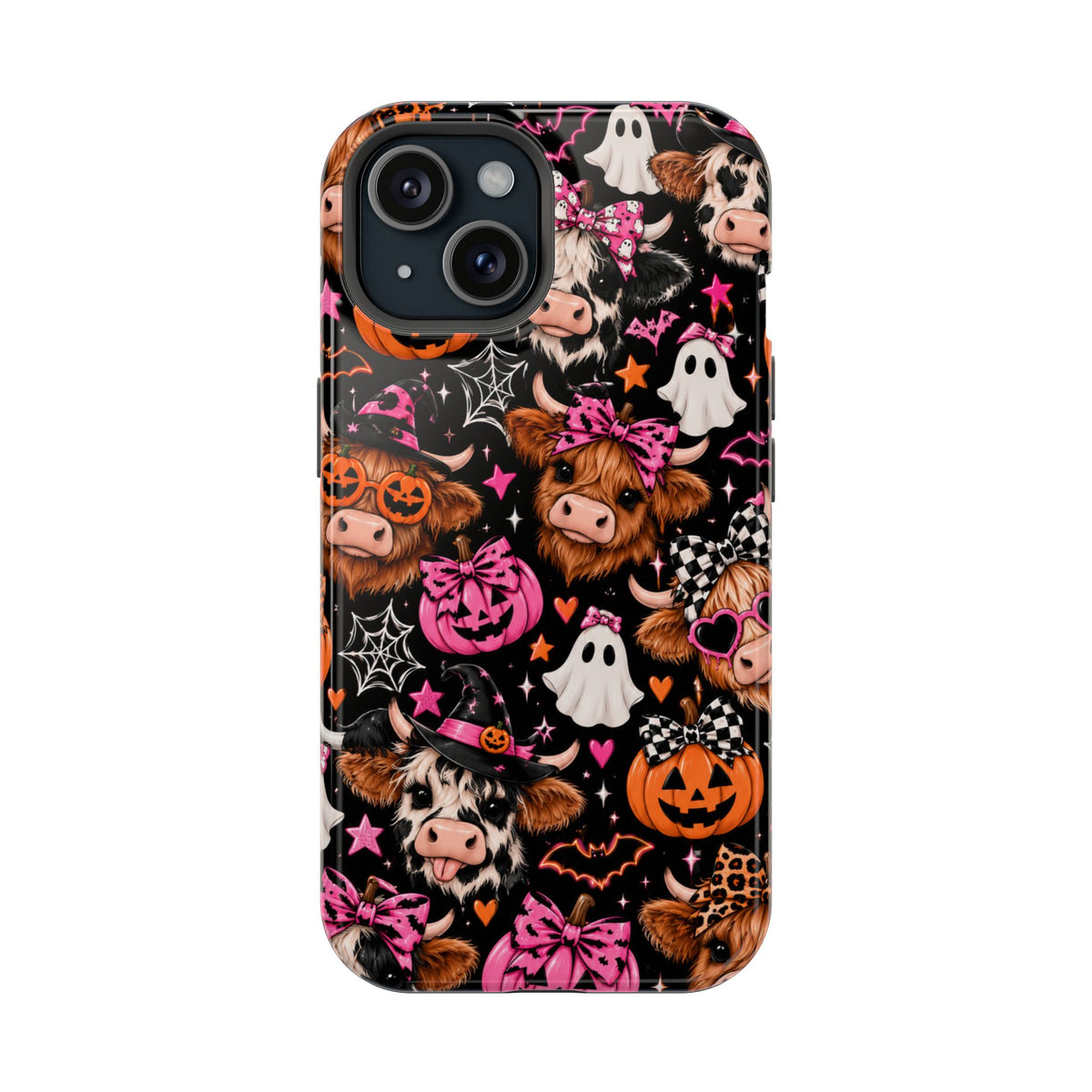Halloween Cow Pattern Magnetic iPhone Case