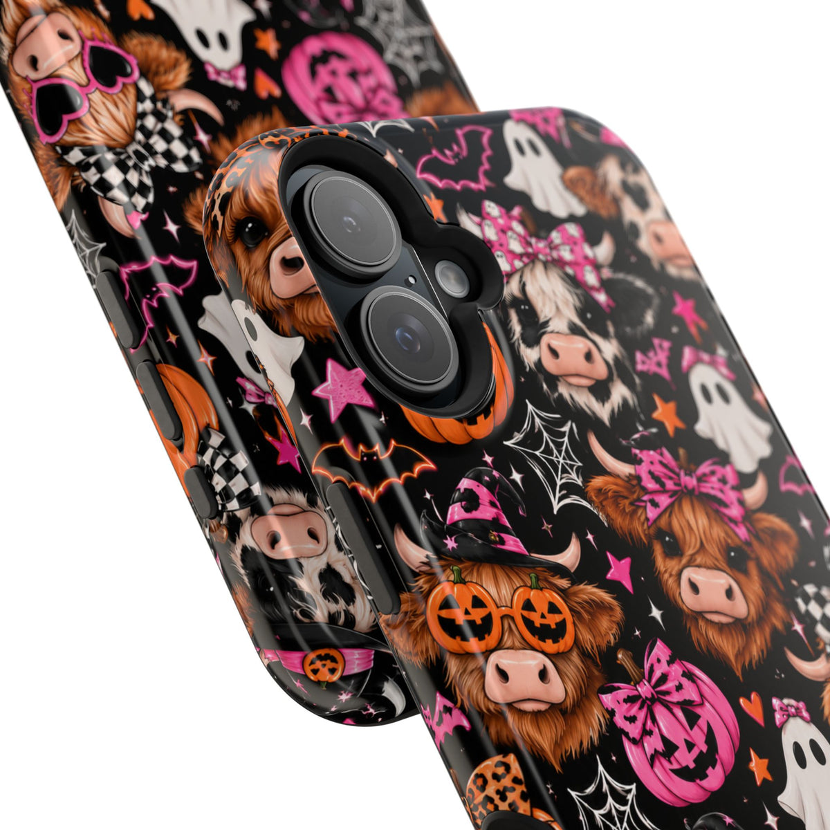 Halloween Cow Pattern Magnetic iPhone Case