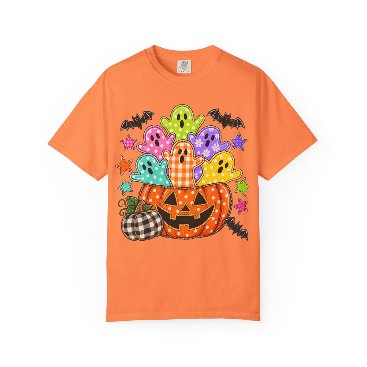 Halloween Pumpkin & Candy Ghosts T-Shirt