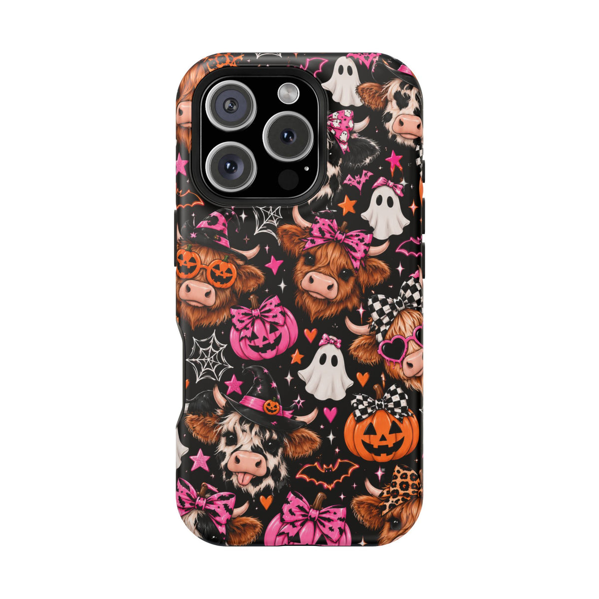 Halloween Cow Pattern Magnetic iPhone Case